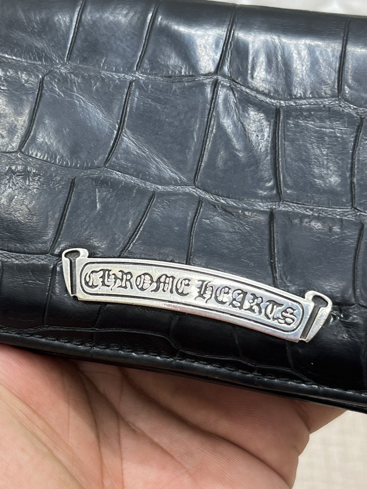 Chrome Hearts 🔥🔥🔥STEALS CHROME HEARTS ALLIGATOR WALLET Size ONE SIZE - 12 Thumbnail