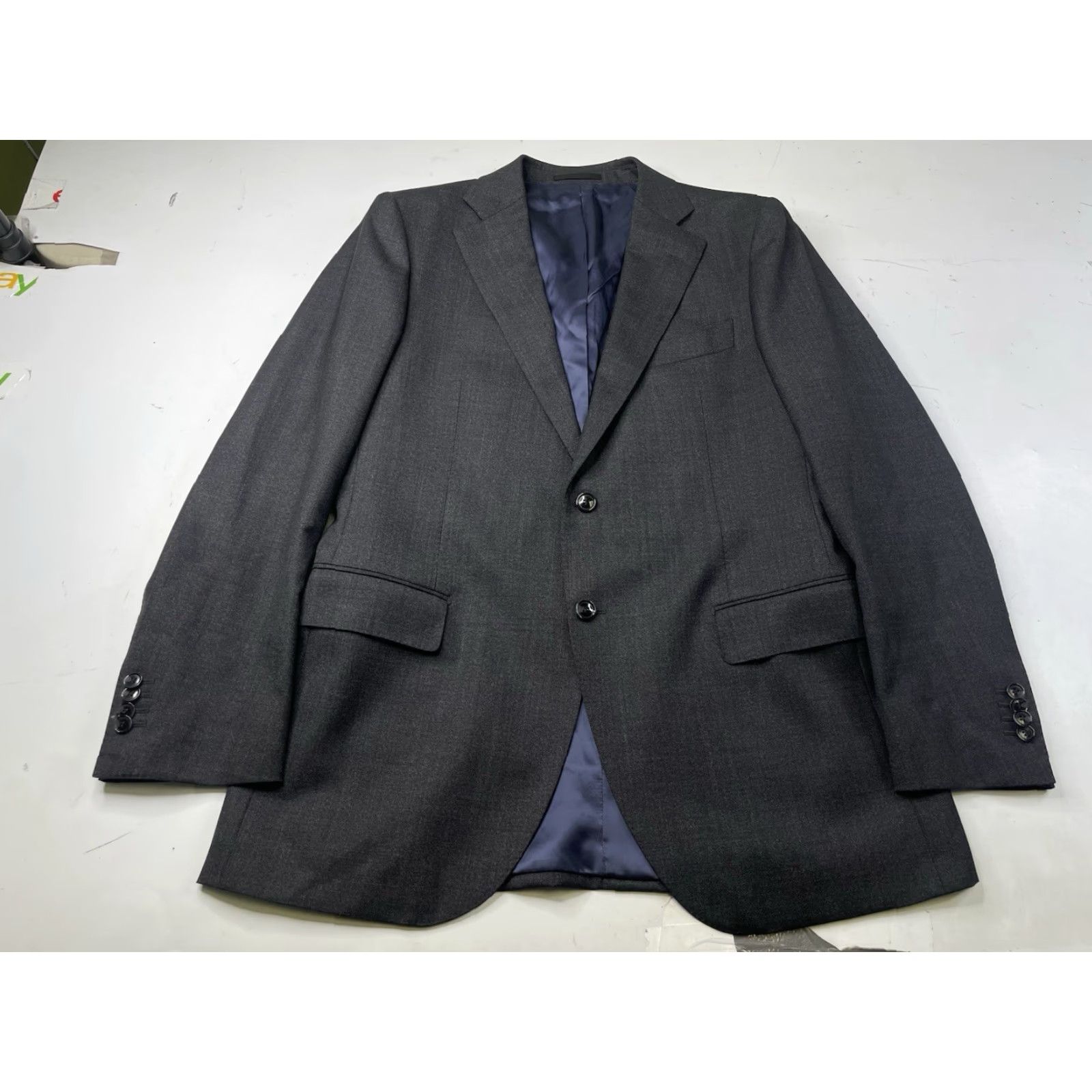 Suitsupply Suitsupply Bluzene Lazio Vitale Barberis Canonico Blazer Sport Jacket Mens 46L Gray Wool Long Size 46R - 2 Thumbnail