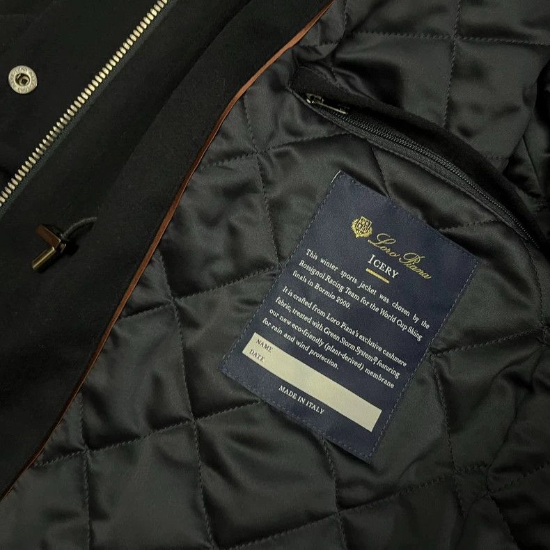 Loro Piana LORO PIANA A dark blue cashmere short coat for ladies Size XS / US 0-2 / IT 36-38 - 4 Thumbnail
