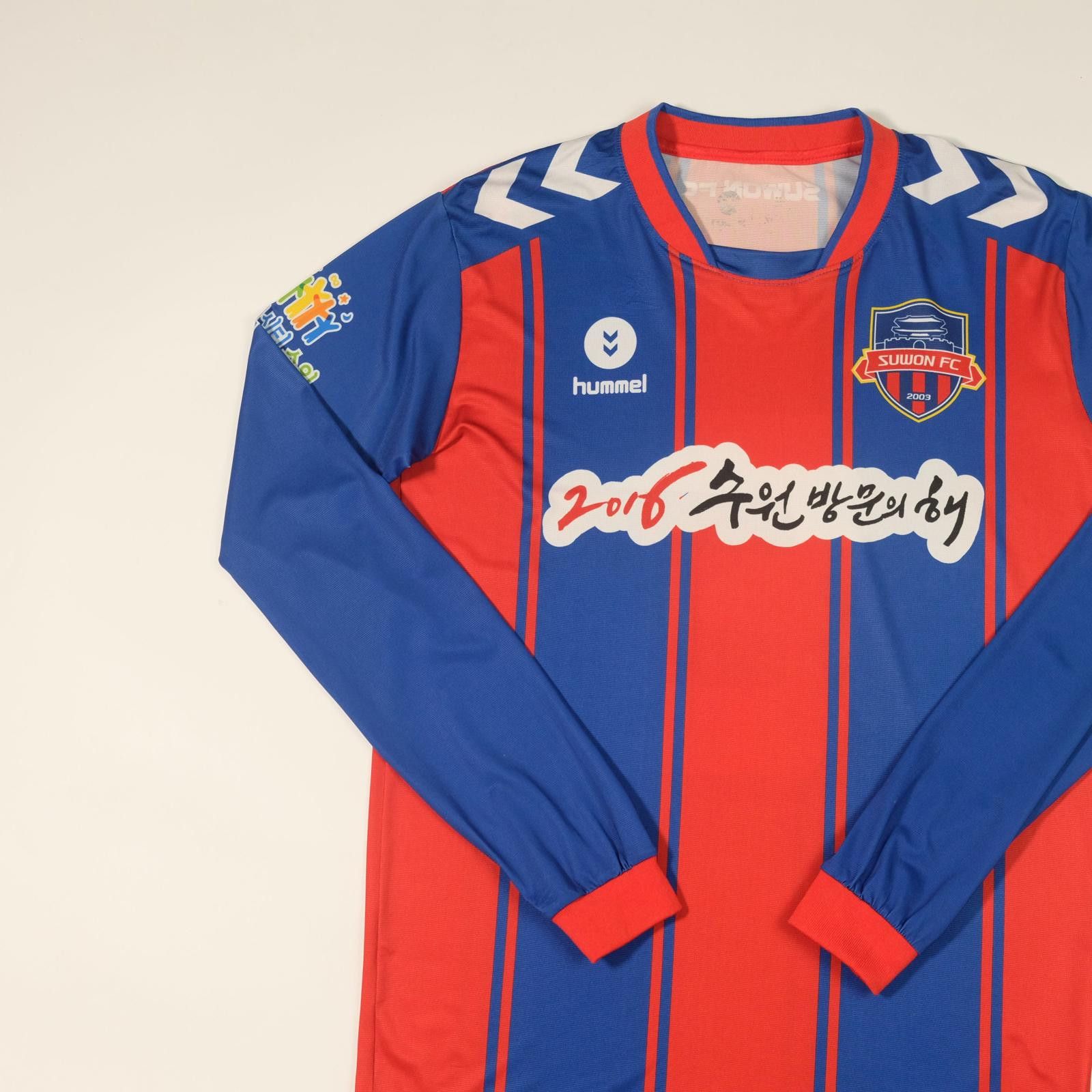 Hummel 2014 Suwon FC Home Shirt K-League (M) Size US M / EU 48-50 / 2 - 3 Thumbnail