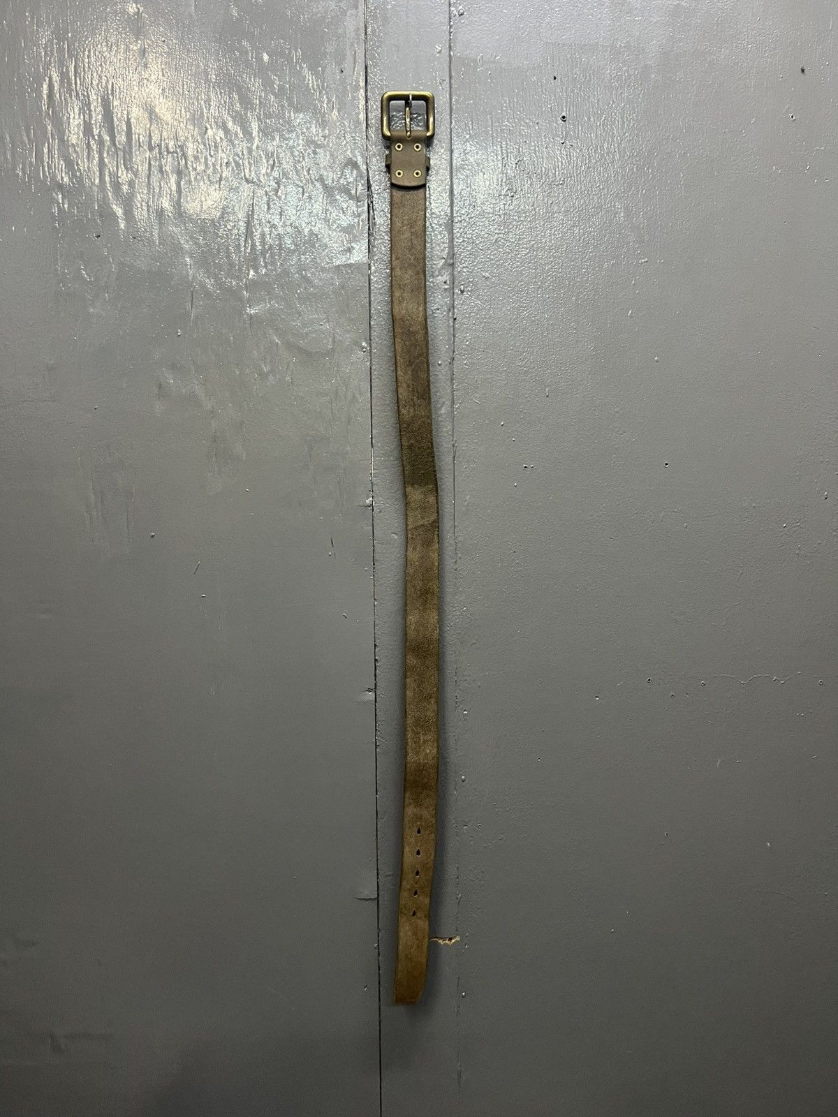 Leather Vintage Leather Belts Length 41" Size ONE SIZE - 4 Thumbnail