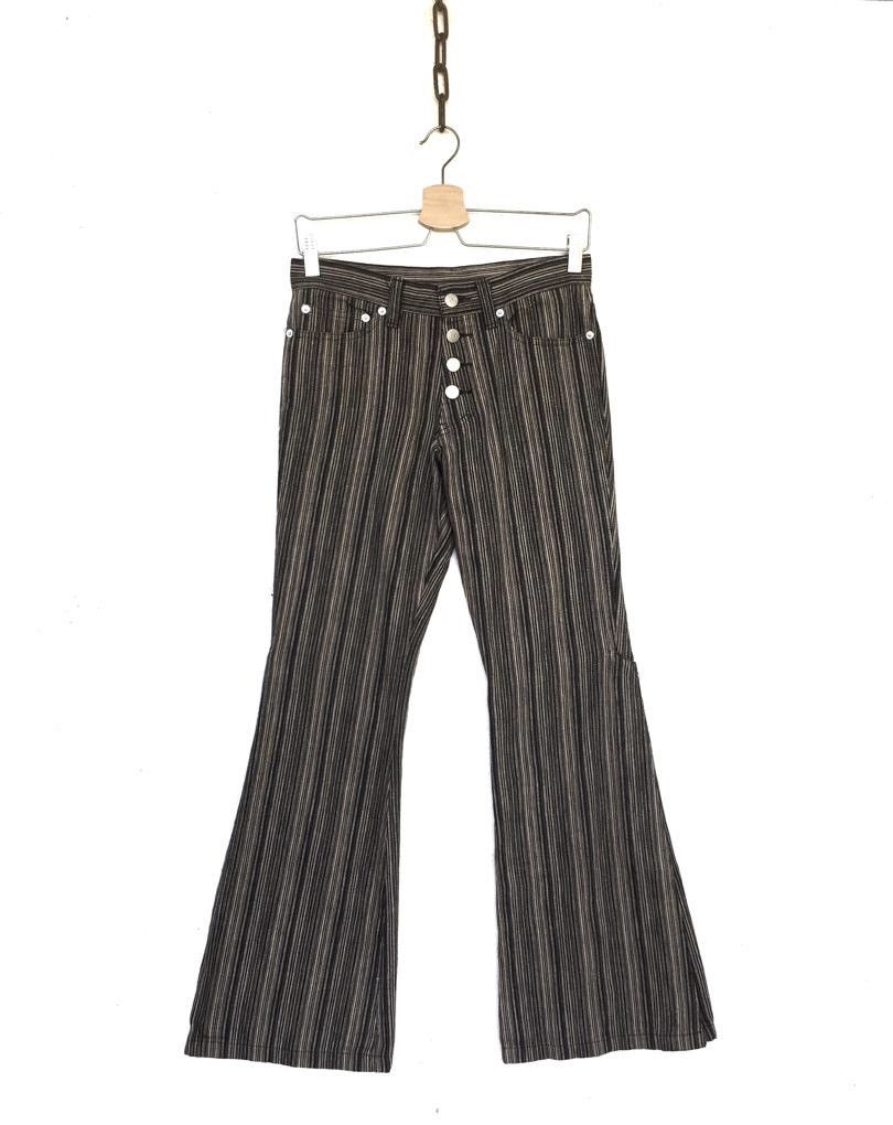 Tornado Mart 💥Avant-Garde Flare Tornado Mart Zip Pant Size US 28 / EU 44 - 1 Thumbnail