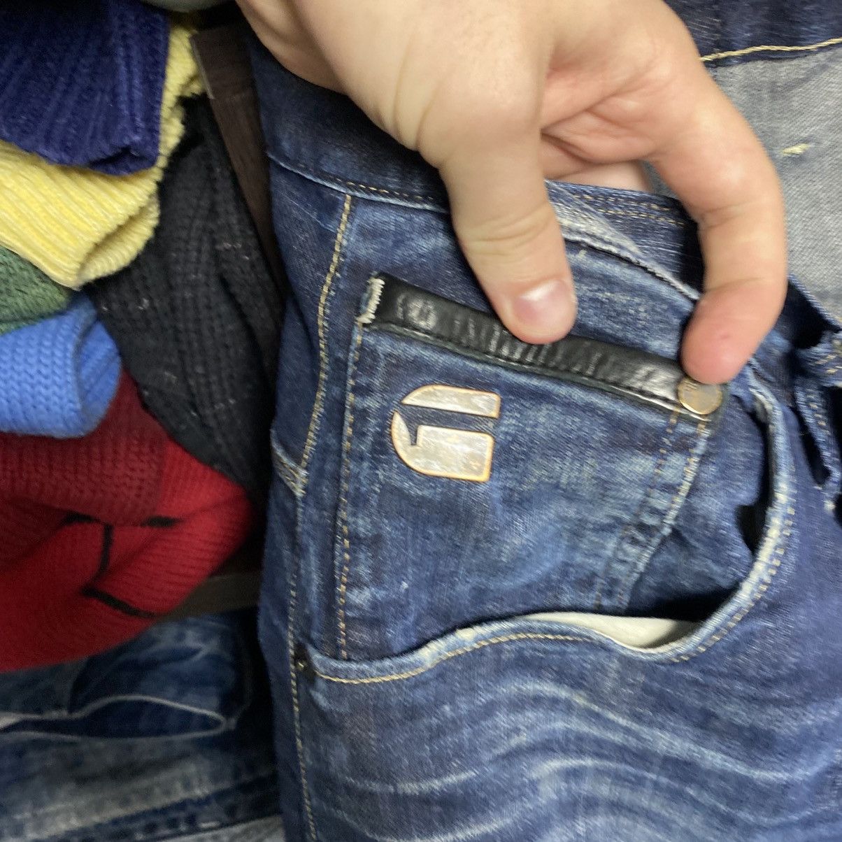 G-Star Vintage G-Star Raw Bananas y2k opium japanese jeans Size US 34 / EU 50 - 8 Thumbnail