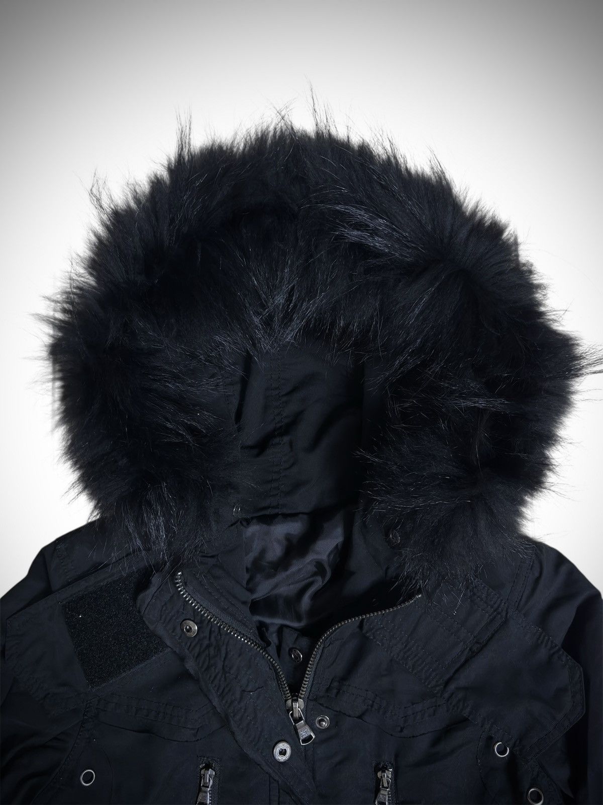 If Six Was Nine 2000’s “Heaven & Earth” - Fur Racoon Ifsix Lgb Style Jacket Size US M / EU 48-50 / 2 - 7 Thumbnail