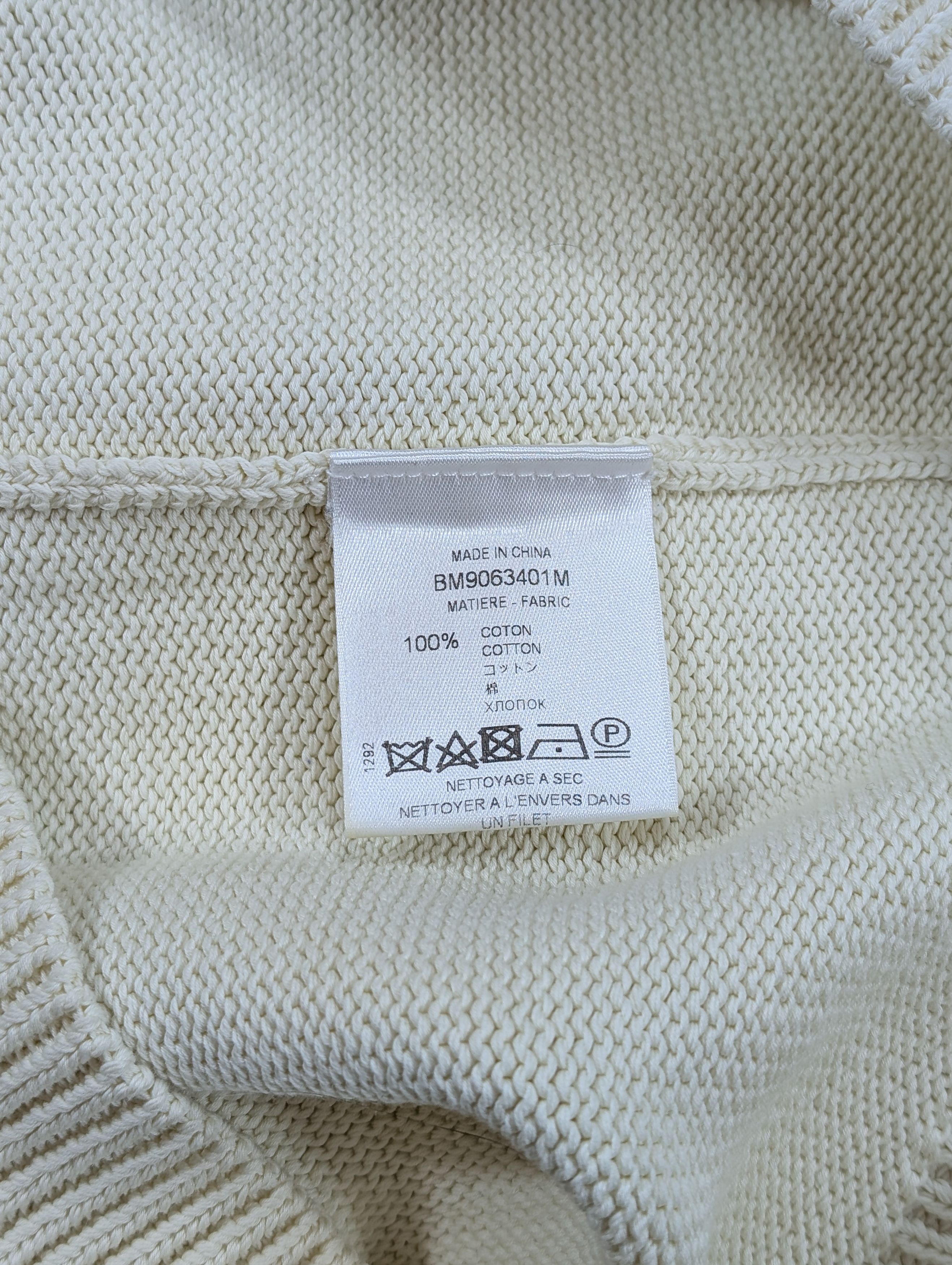 Givenchy Givenchy Upside Down Reverse Off White Logo Knit Sweater Size US S / EU 44-46 / 1 - 6 Thumbnail
