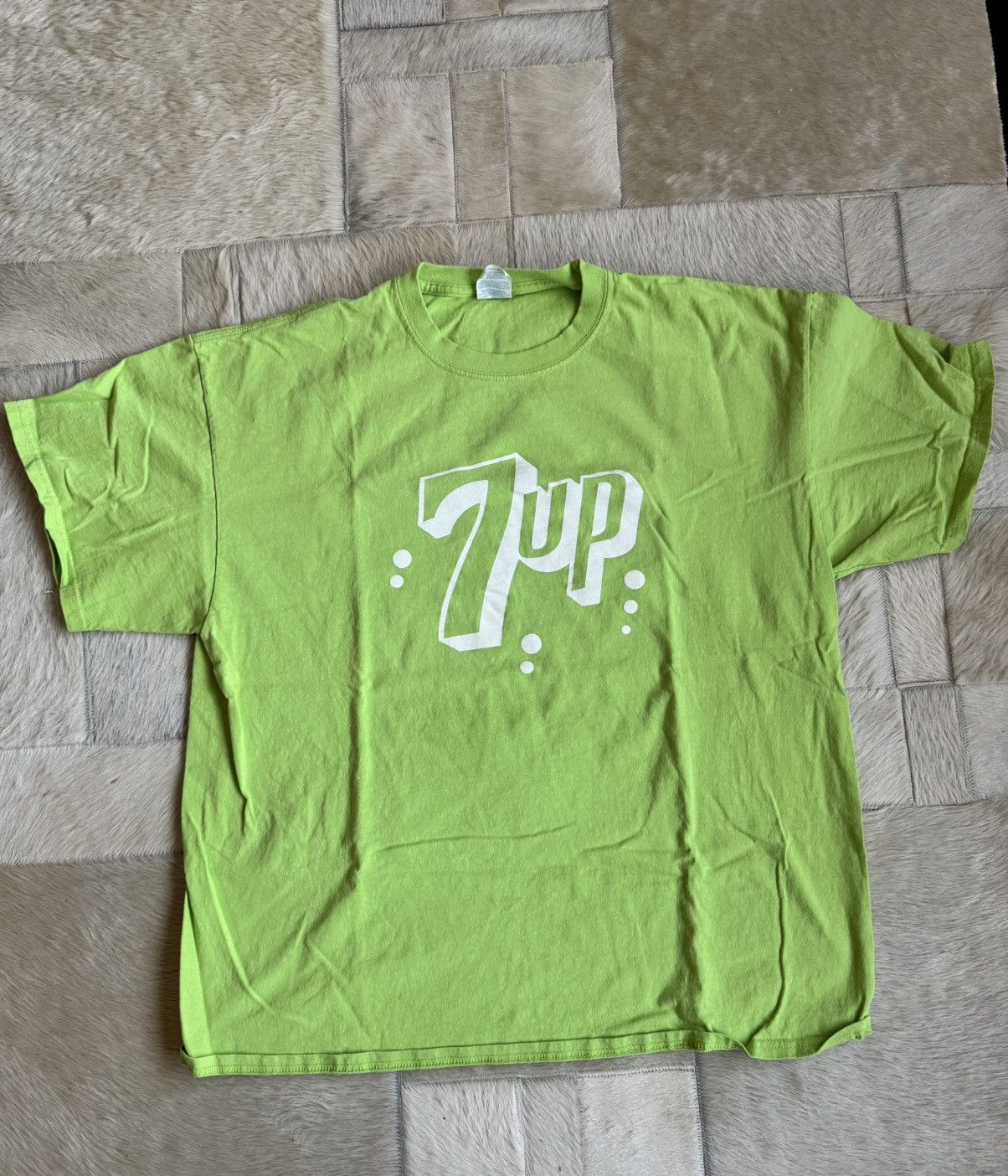 Gildan × Vintage Vintage 7up tshirt Size US XL / EU 56 / 4 - 2 Thumbnail
