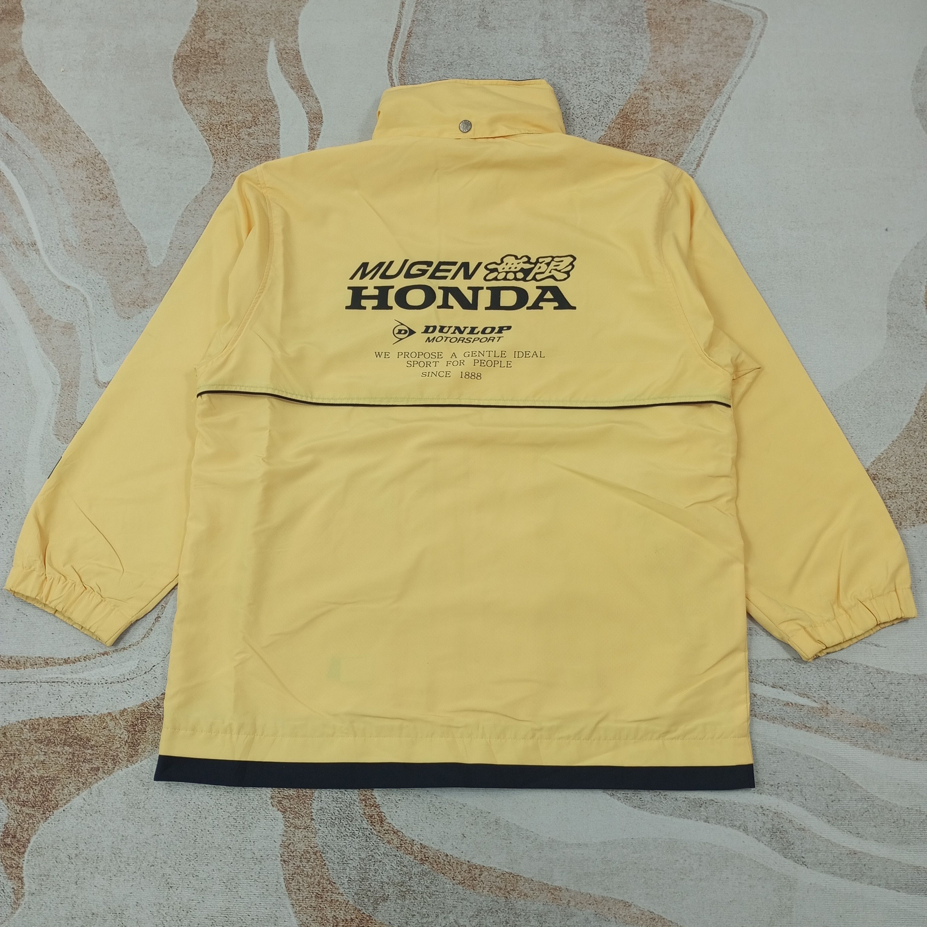 Vintage Dunlop X Mugen Honda Motorsports Custom Art Jacket c233n19 Size US L / EU 52-54 / 3 - 1 Thumbnail
