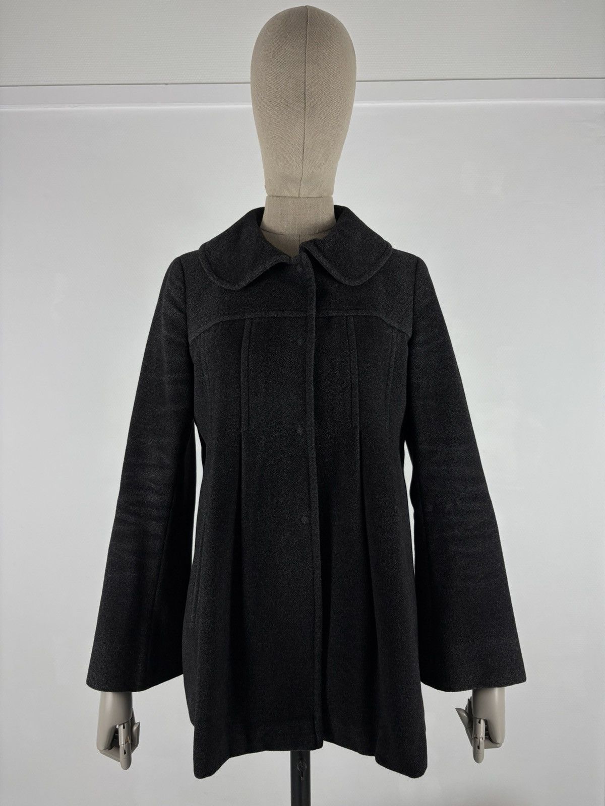 Max Mara Rare Max&Co Classics Wool Rabbit Silk Italy Oversize Beaver Winter Coat Jacket Trench Size M / US 6-8 / IT 42-44 - 2 Thumbnail