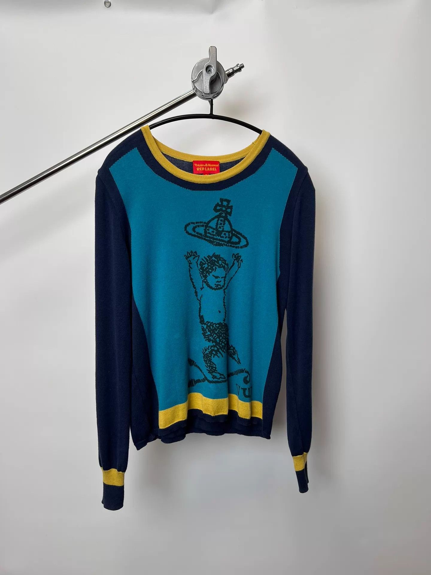 Vivienne Westwood Vivienne Westwood small figure knit sweater Size XS / US 0-2 / IT 36-38 - 1 Thumbnail