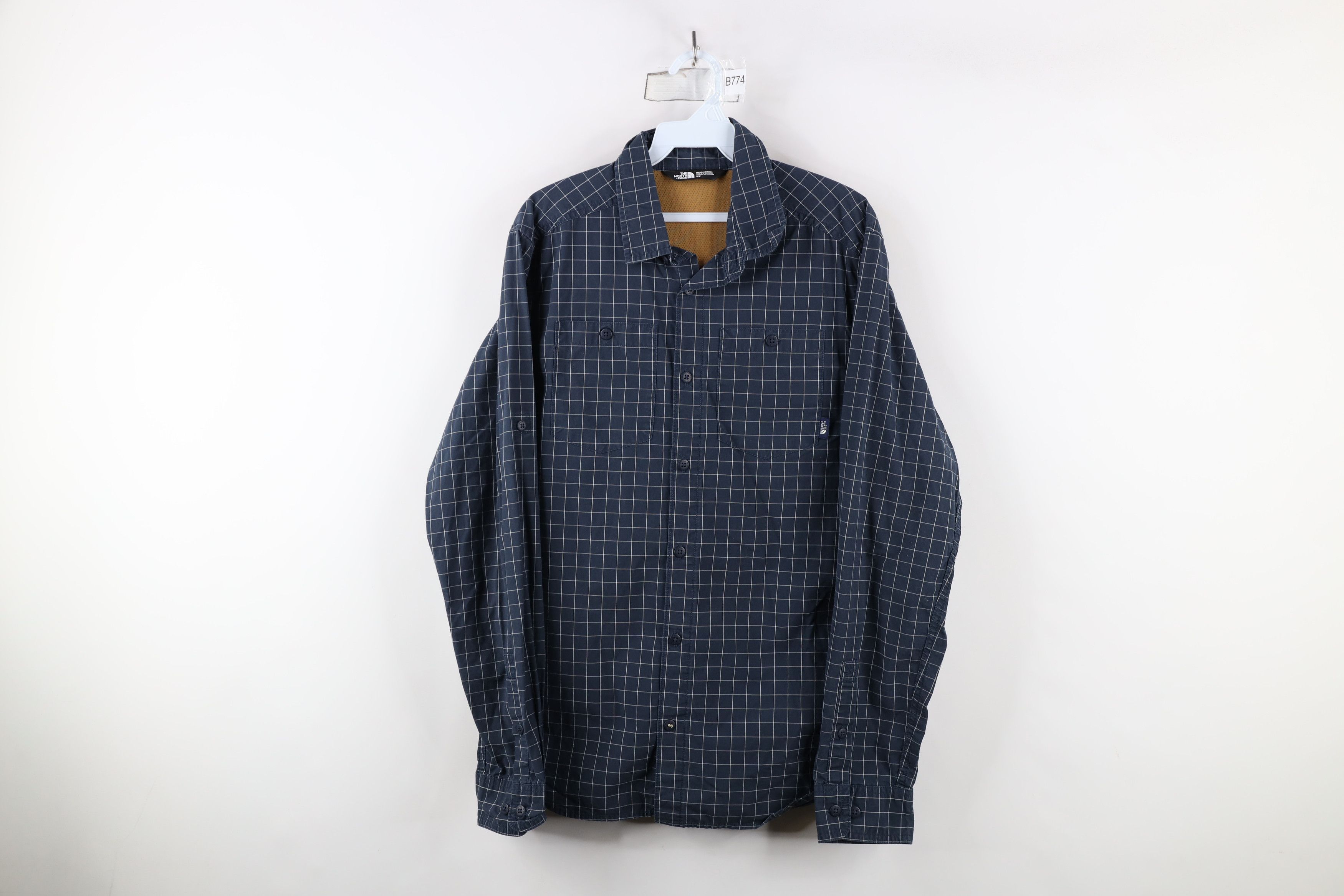 The North Face × Vintage Vintage The North Face Roll Sleeve Collared Button Shirt Size US S / EU 44-46 / 1 - 1 Thumbnail