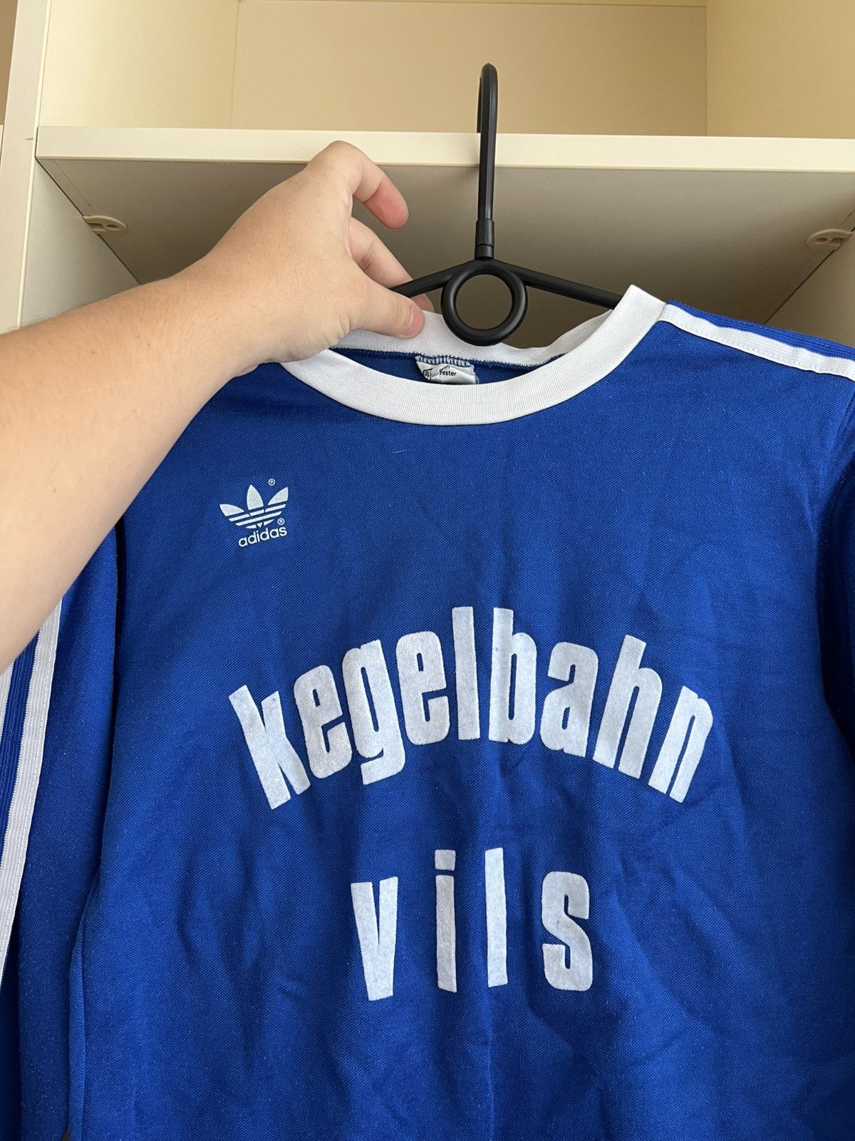 Adidas Vintage 80s Adidas Erima Long Sleeve Mede in West Germany Size US S / EU 44-46 / 1 - 5 Thumbnail