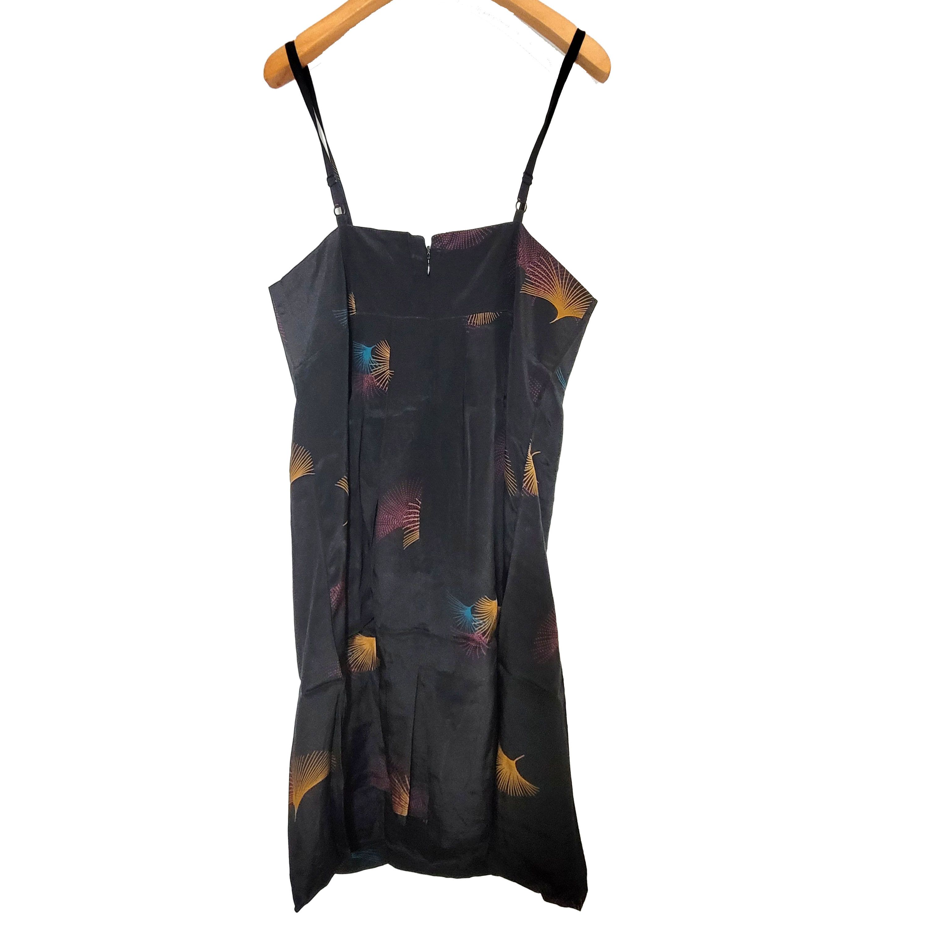 Other Women's 100% Silk Sleeveless Spaghetti Slip Dress SCK242 Size S / US 4 / IT 40 - 1 Thumbnail