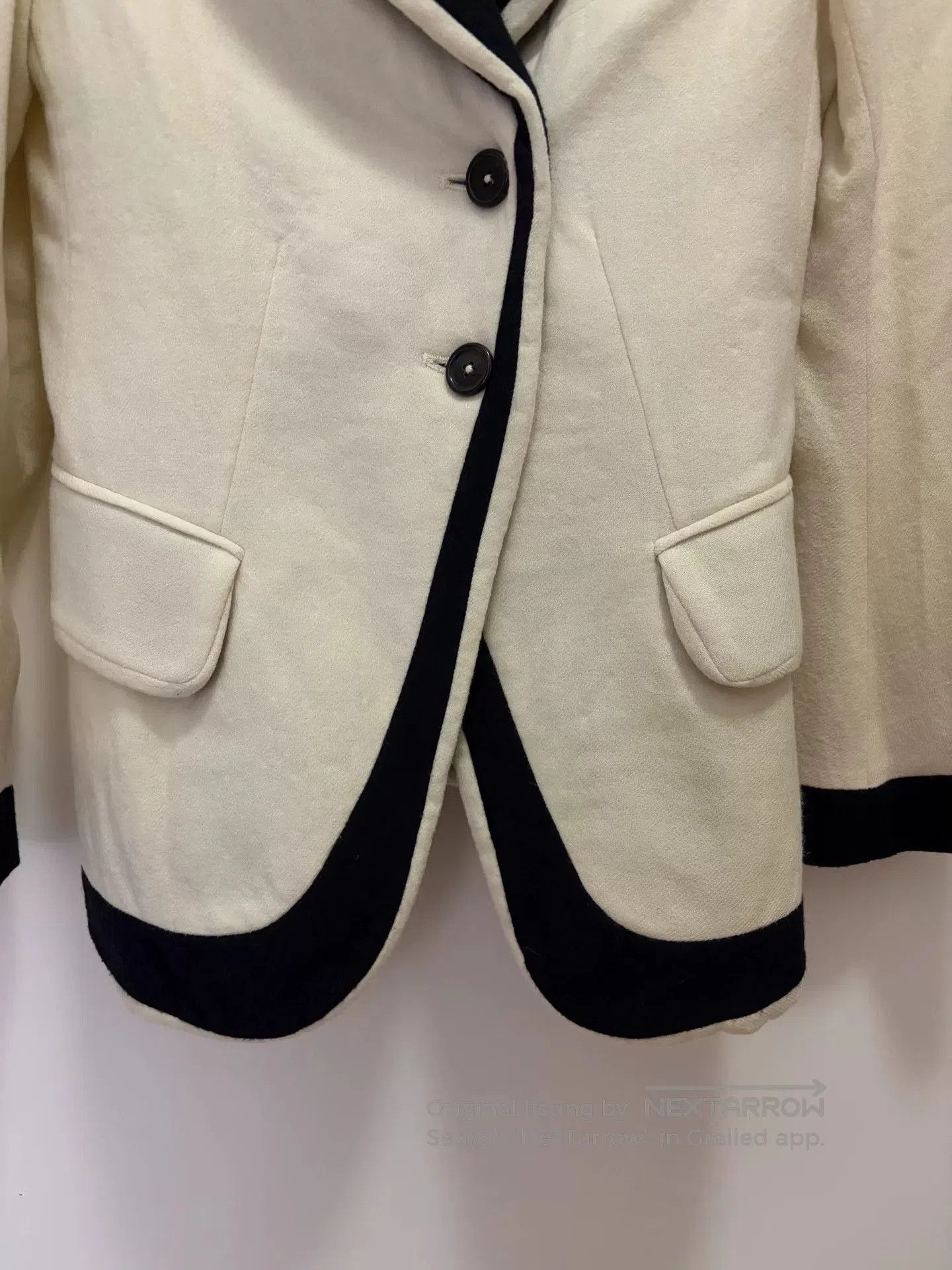 Ann Demeulemeester Ann Demeulemeester 07AW Wool Colorblock Blazer. Size XXS / US 00 / IT 34 - 3 Thumbnail