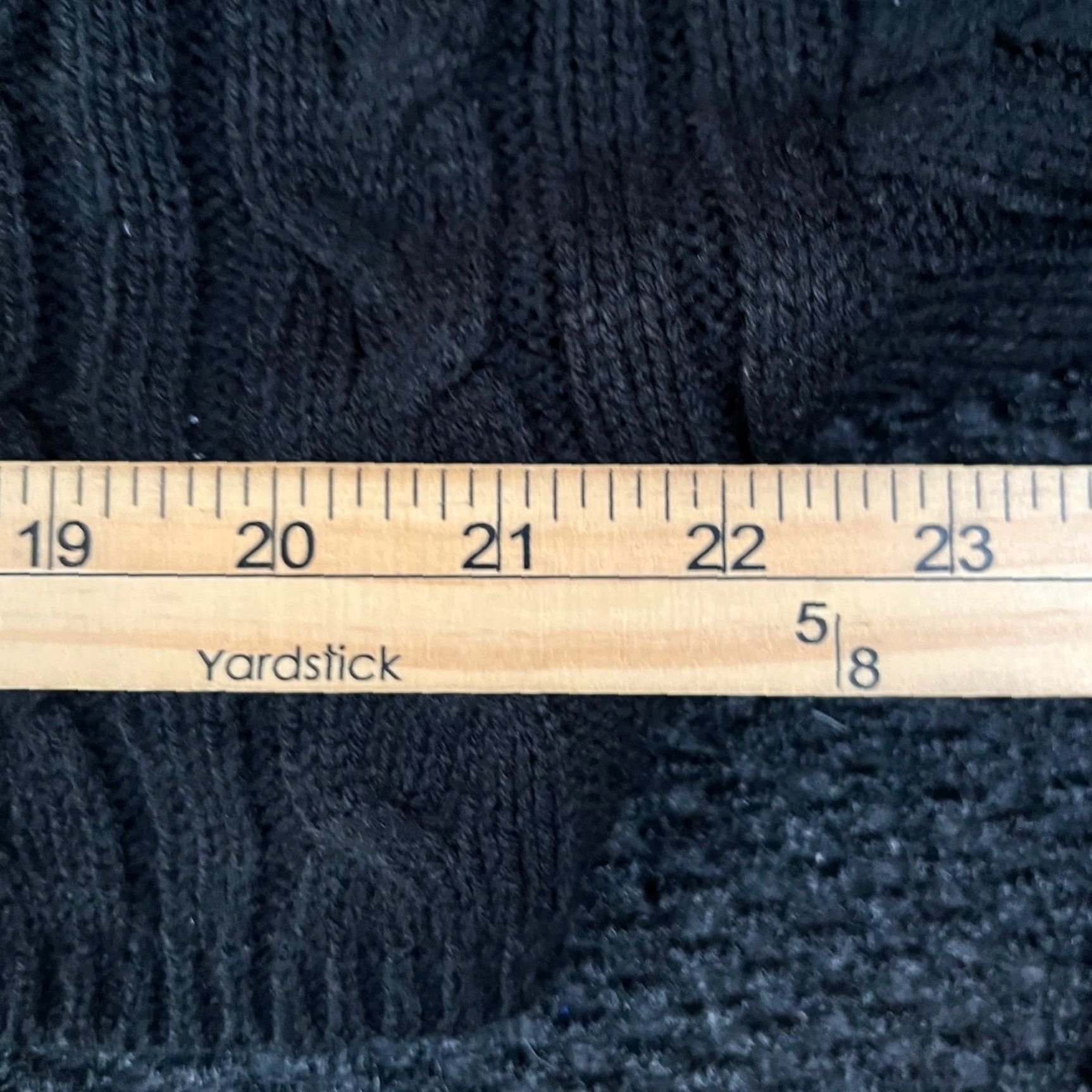 Garage Garage Cropped Quarter Zip Cable Knit Sweater Mock Neck XS Womens Black Size XS / US 0-2 / IT 36-38 - 6 Thumbnail