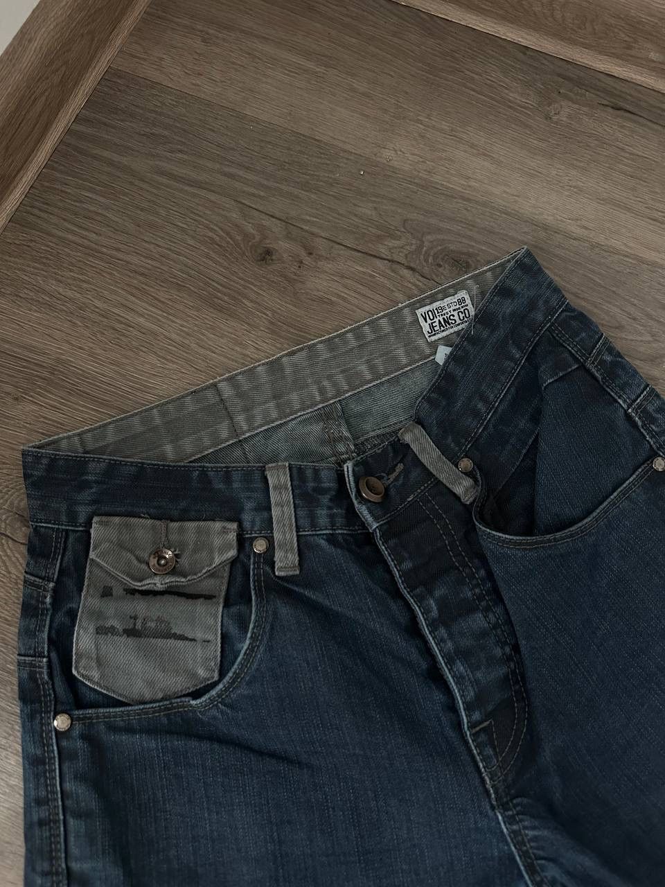Japanese Brand × Vintage Vintage Japanese Denim Big Logo Y2K Pants Size US 28 / EU 44 - 14 Thumbnail