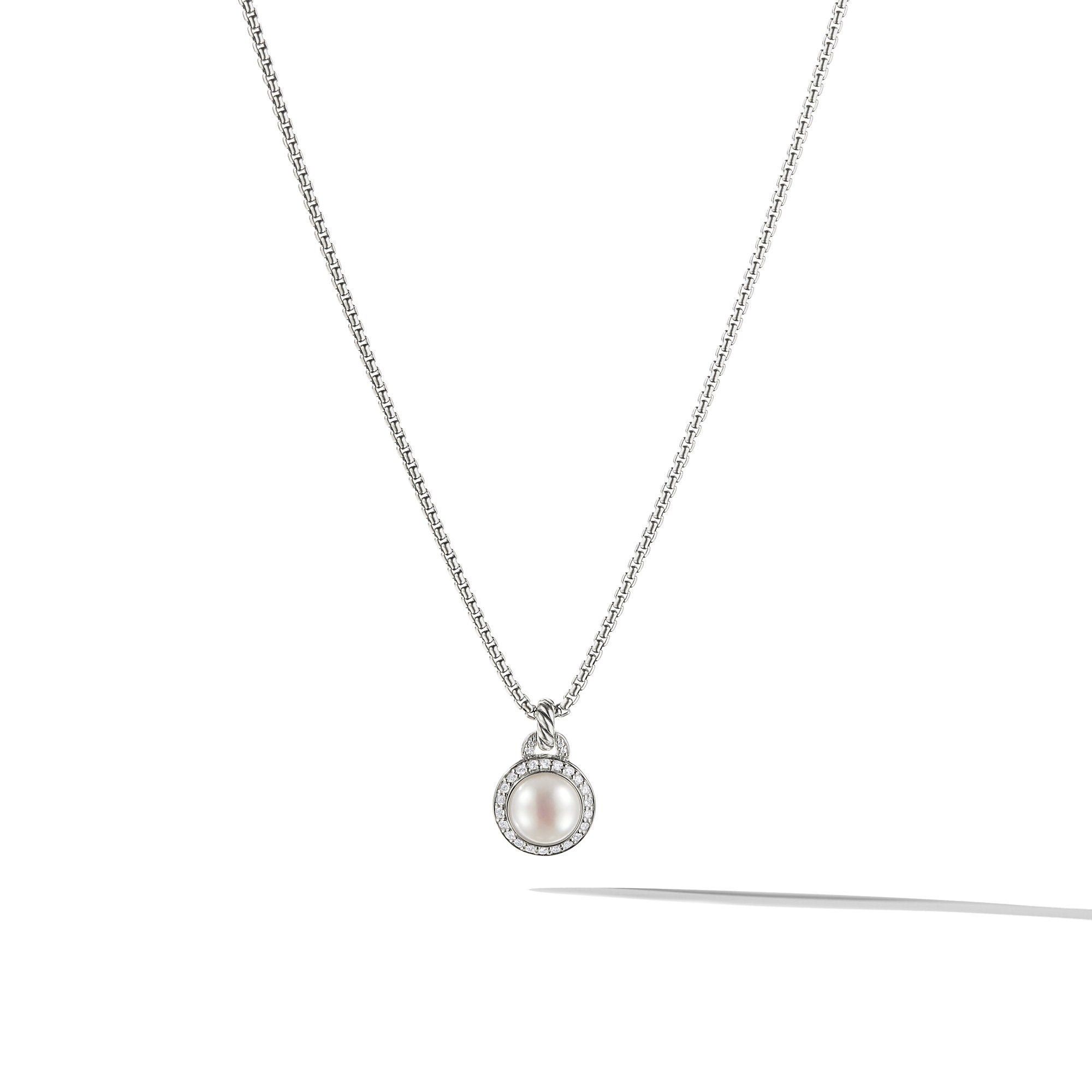 David Yurman o1w1db10526 N12788D Size:9/Pendant in Silver with Diamond Size ONE SIZE - 1 Thumbnail