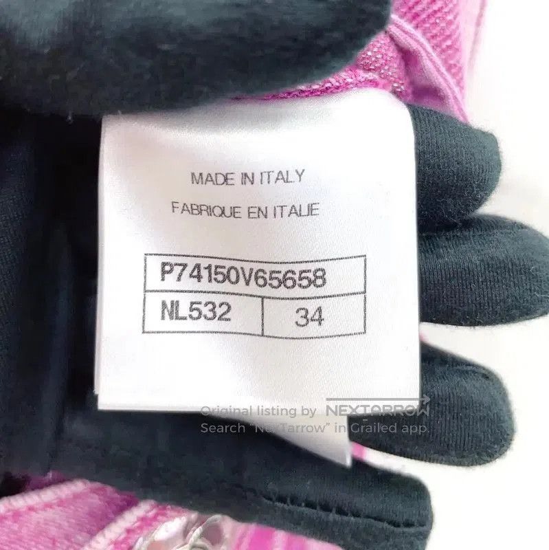 Chanel Chanel Pink Logo Women's Denim Jeans . Size 23" - 8 Thumbnail