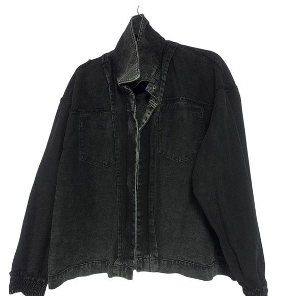 ba&sh ba&sh Black Jean Jacket with Waist Tie Size M / US 6-8 / IT 42-44 - 5 Thumbnail