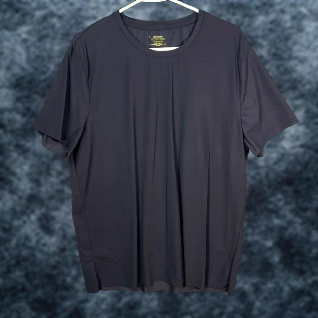 Commando VINTAGE Commando Womens XL Lightweight Athletic Performance T Shirt Black Nylon Blend Size XL / US 12-14 / IT 48-50 - 1 Thumbnail