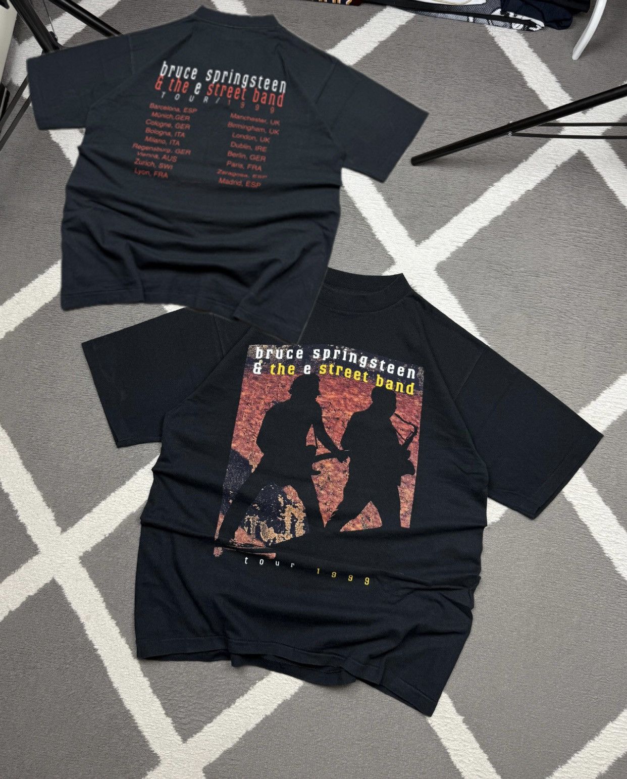 Band Tees Vintage Bruce Springsteen & The E Street Band Tour 1999 Tee Size US L / EU 52-54 / 3 - 1 Thumbnail