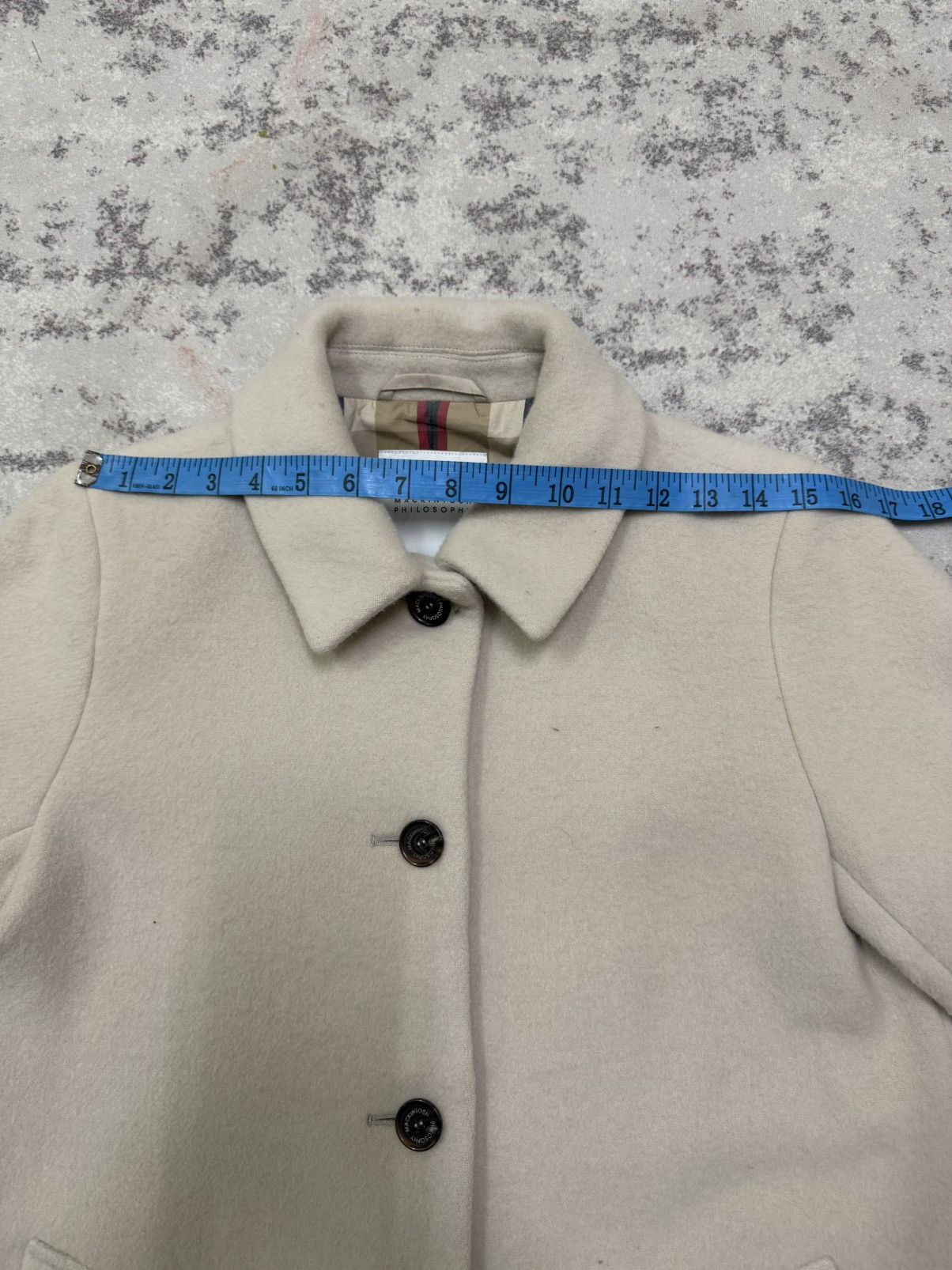 Mackintosh Mackintosh Philosophy Wool Beaver Coat Size M / US 6-8 / IT 42-44 - 20 Thumbnail