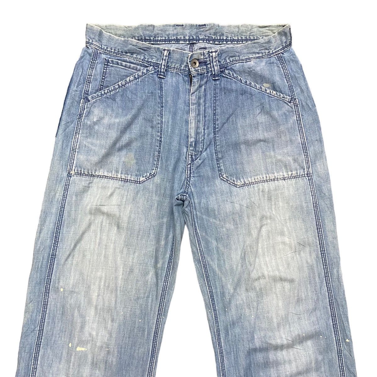45rpm Vintage 45rpm Denim Fatigue Pants Painter Size US 30 / EU 46 - 3 Thumbnail