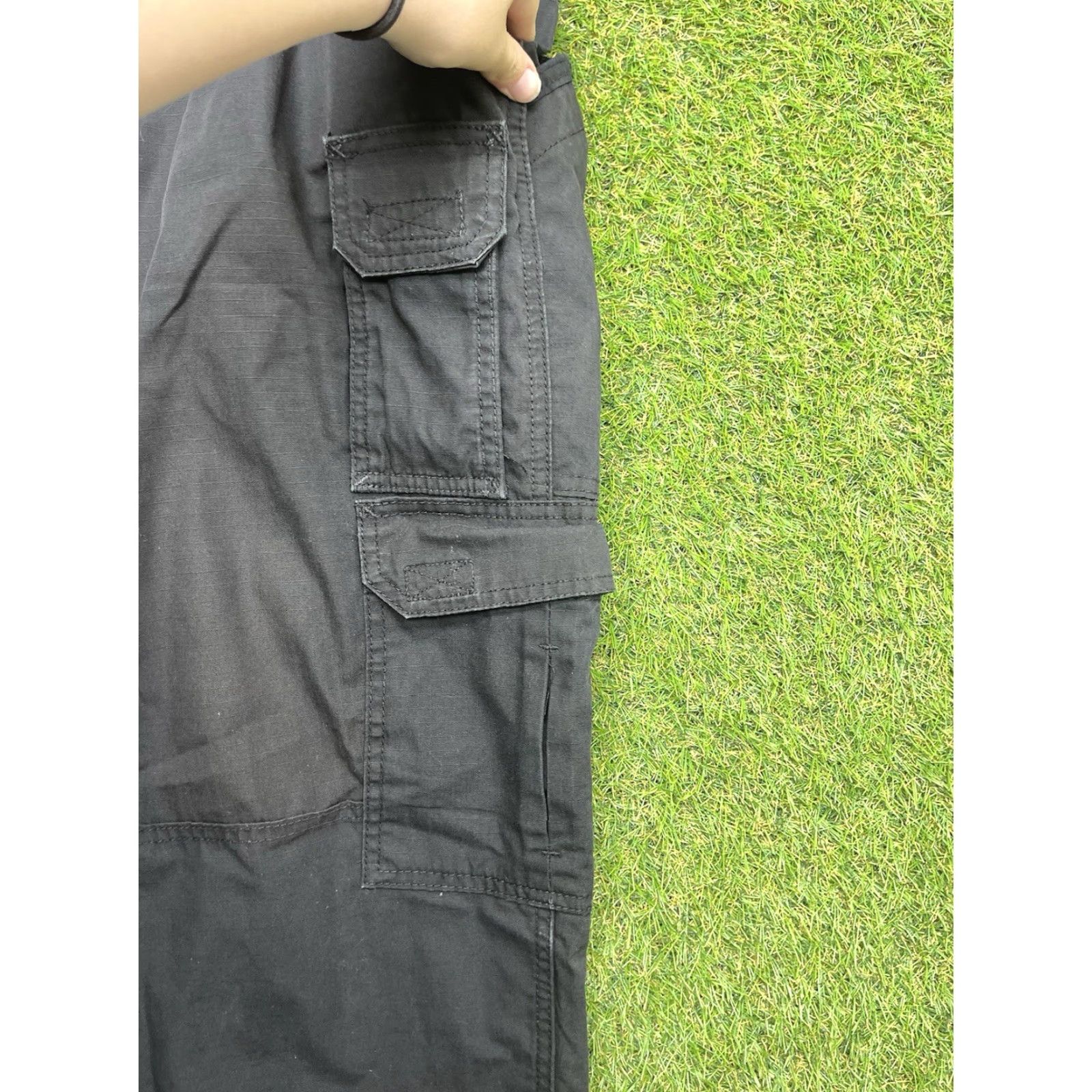 Vintage 5.11 Tactical Pants Mens 40x30 Black Cargo Straight Ripstop Utility Workwear Size US 40 / EU 56 - 3 Thumbnail