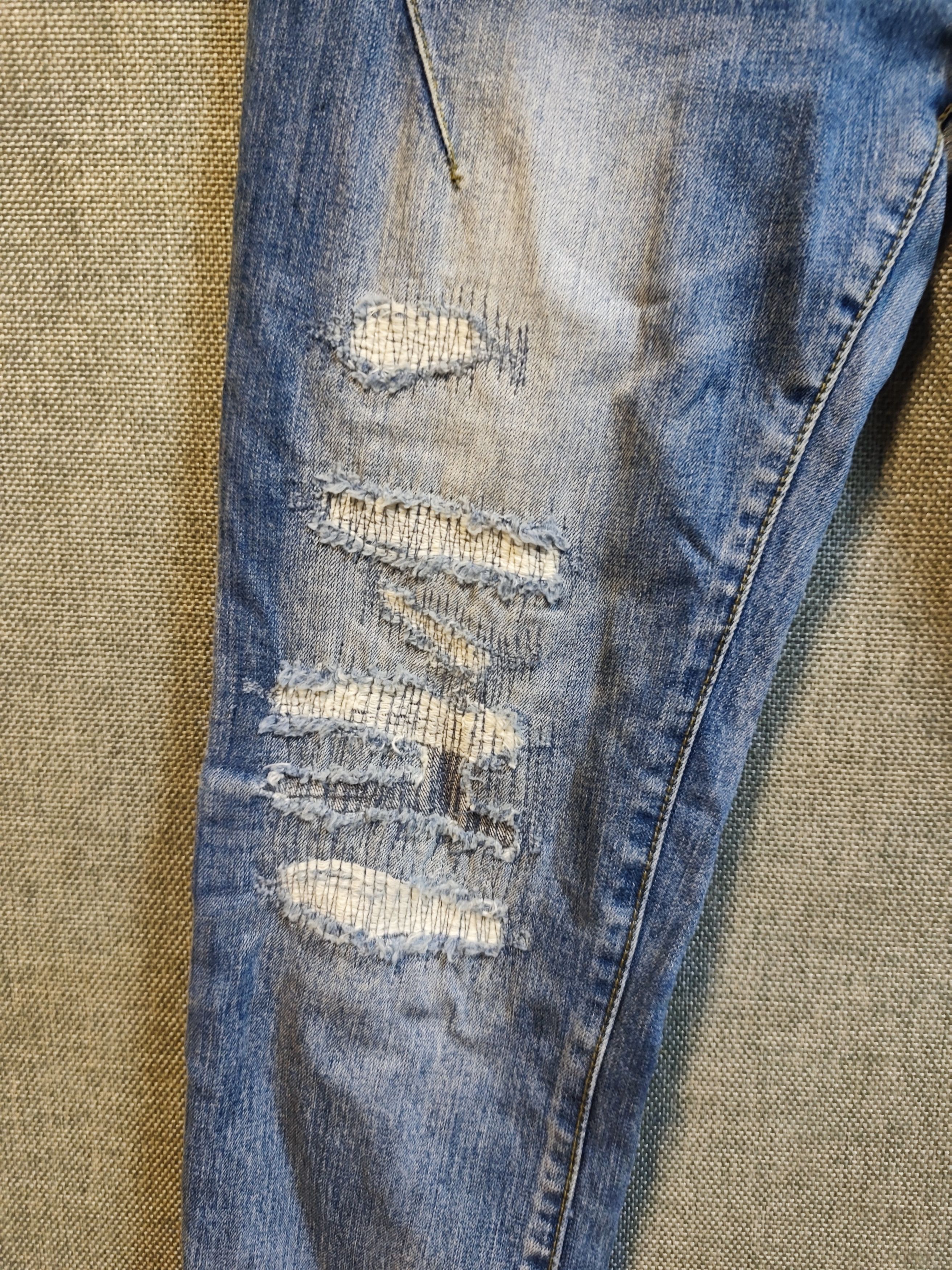 NANO universe × Number (N)ine Number Nine x Nano Universe Distressed Jeans Size US 30 / EU 46 - 7 Thumbnail