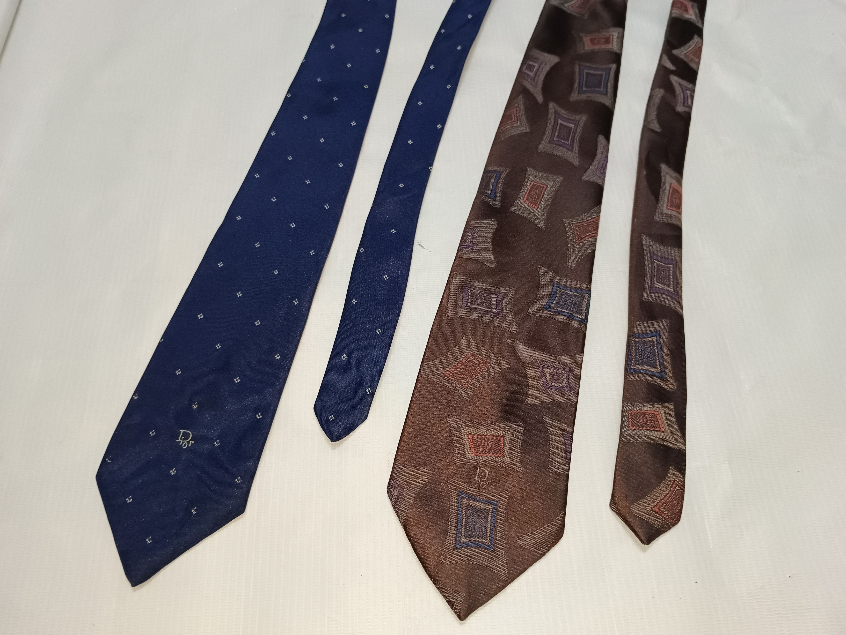 Christian Dior Monsieur × Dior Vintage 80s Christian Dior Necktie Size ONE SIZE - 3 Thumbnail