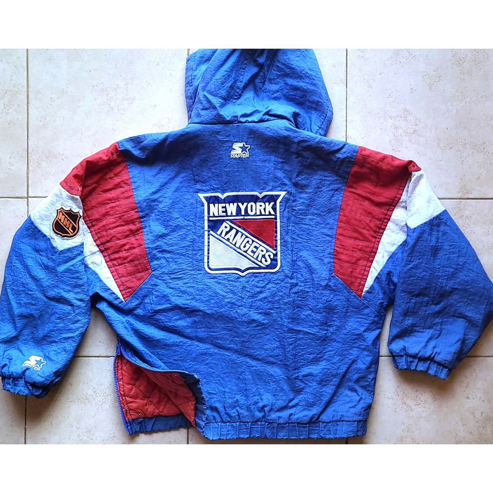 NHL × Starter NY Rangers 90s STARTER puffer Pullover 1/2 yth L NHL vintage Size US XS / EU 42 / 0 - 3 Thumbnail