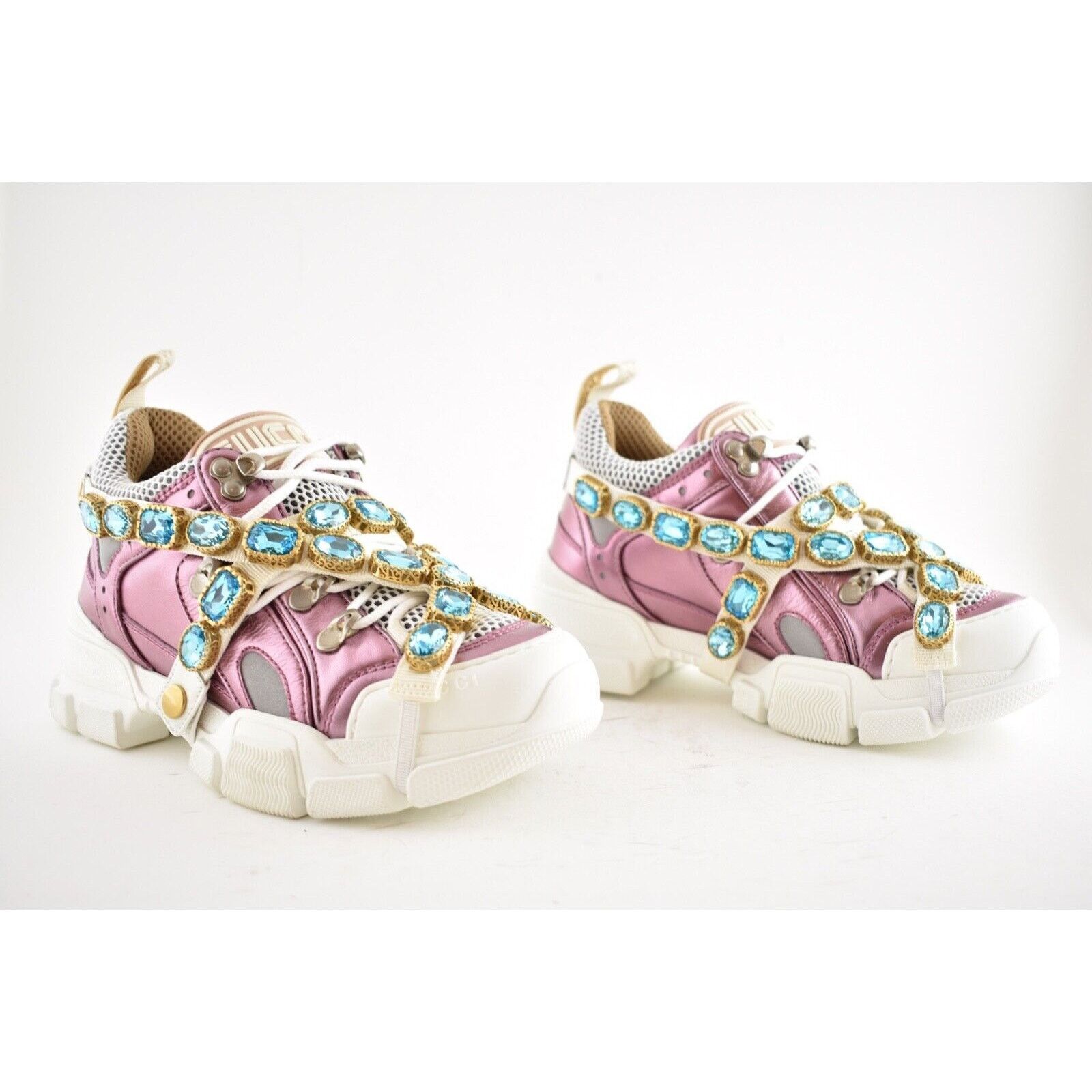 Gucci Womens Journey Flashtrek Hiker Lace Up Boot Sneaker 35.5 Size US 5.5 / IT 35.5 - 4 Thumbnail