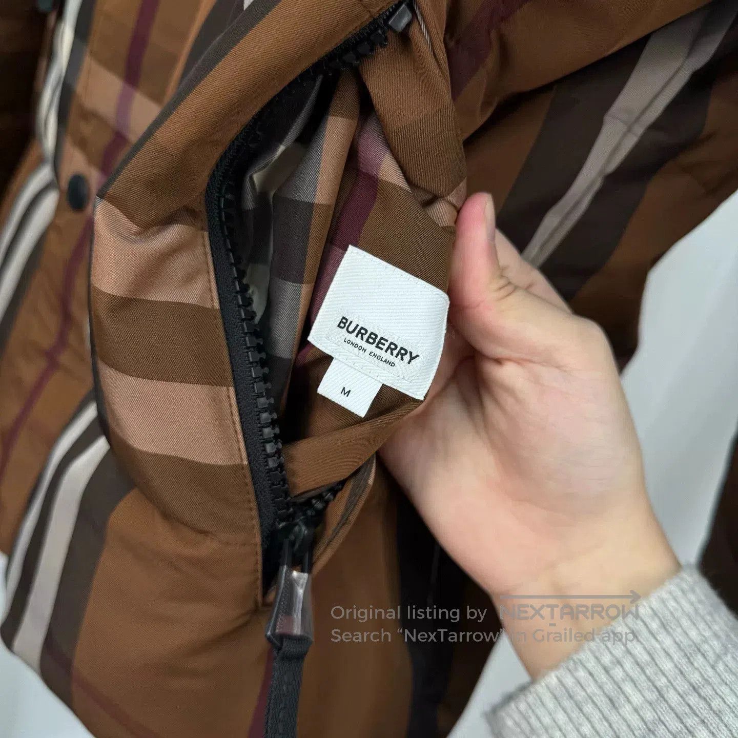 Burberry Burberry Birch Brown Check Reversible Down Jacket. Size US M / EU 48-50 / 2 - 7 Thumbnail