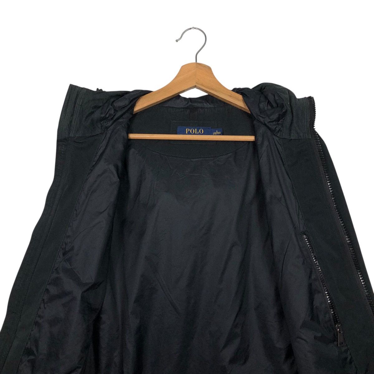 Polo Ralph Lauren 📌Rich Black Vintage Biker Jacket Zipper Polo Ralph Lauren Size US S / EU 44-46 / 1 - 16 Thumbnail