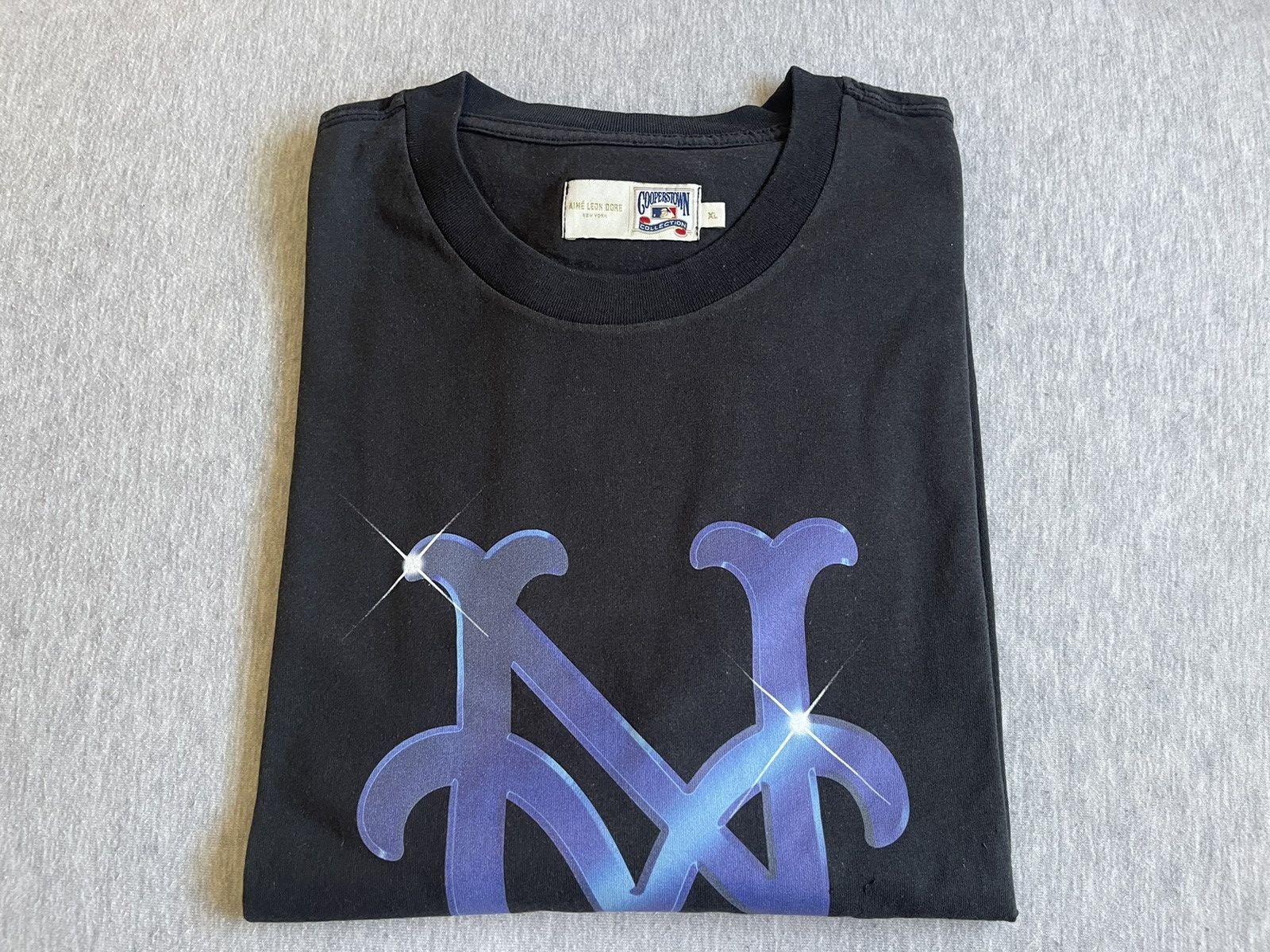 Aime Leon Dore Aime Leon Dore New York Mets Logo Tee Black Size XL Size US XL / EU 56 / 4 - 3 Thumbnail