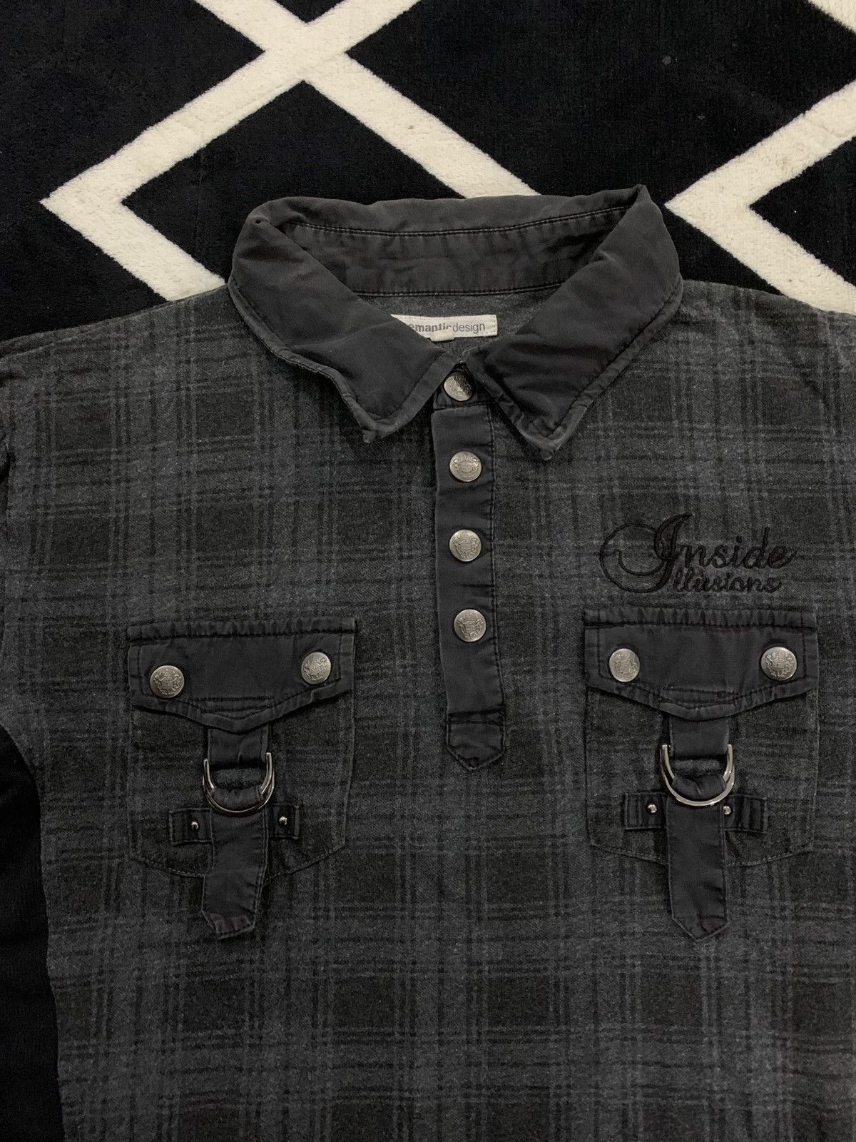 Japanese Brand SEMATIC DESIGN INSIDE ILLUSIONS SHIRT Size US M / EU 48-50 / 2 - 5 Thumbnail