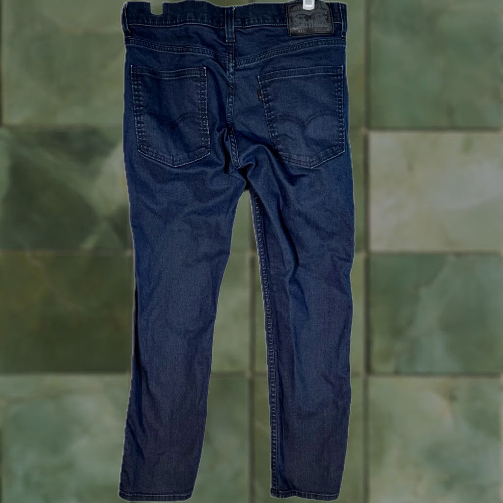 Levi's Levi’s 511 Jeans Men’s 33x30 Slim Straight Blue Denim Medium Wash Easy Care Stretch Size US 33 - 1 Thumbnail