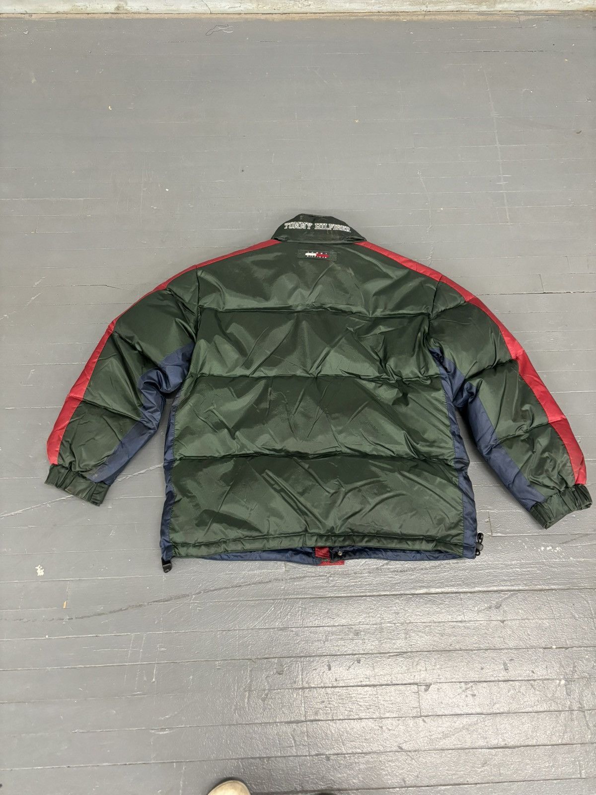 Tommy Hilfiger × Vintage Vintage Tommy Hilfiger Puffer Jacket Size US XL / EU 56 / 4 - 2 Thumbnail