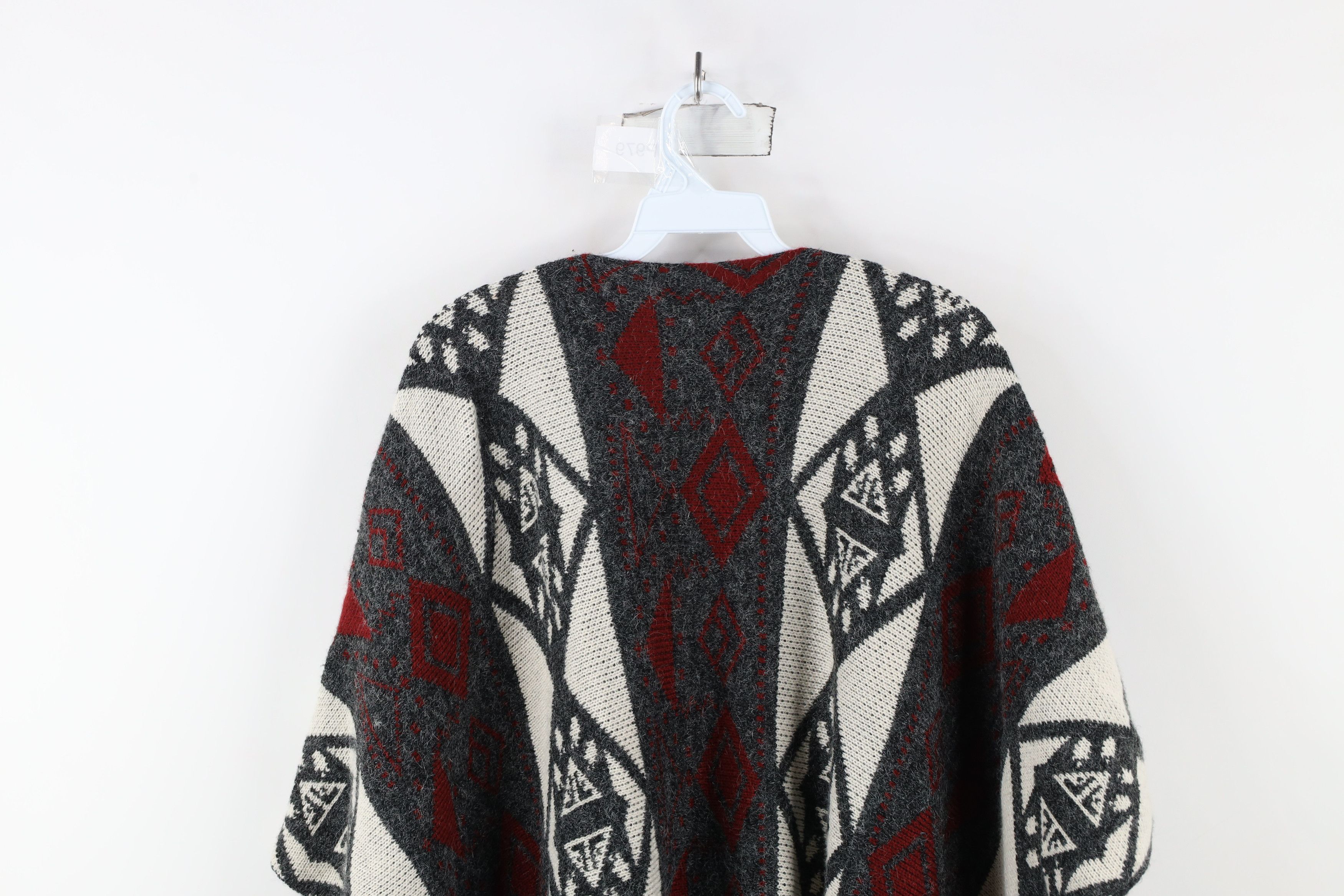 Vintage Vintage Y2K Streetwear Babydoll Fiesta Poncho Sweater Size L / US 10 / IT 46 - 12 Thumbnail