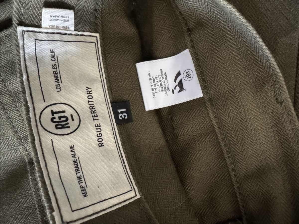 Rogue Territory RGT Fatigue Pants Olive Herringbone Size US 31 - 8 Thumbnail