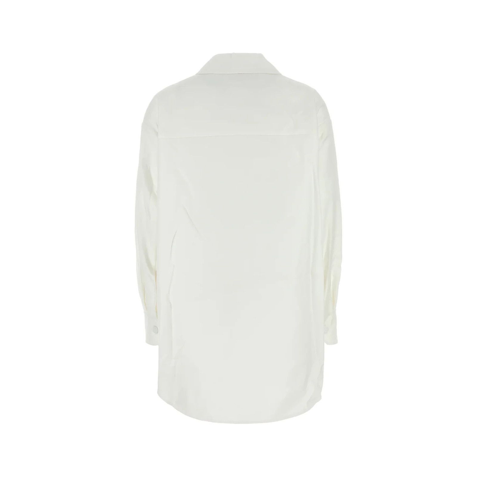 Valentino VALENTINO White Cotton Blend Oversize Jacket New & Authentic Size XS / US 0-2 / IT 36-38 - 2 Thumbnail