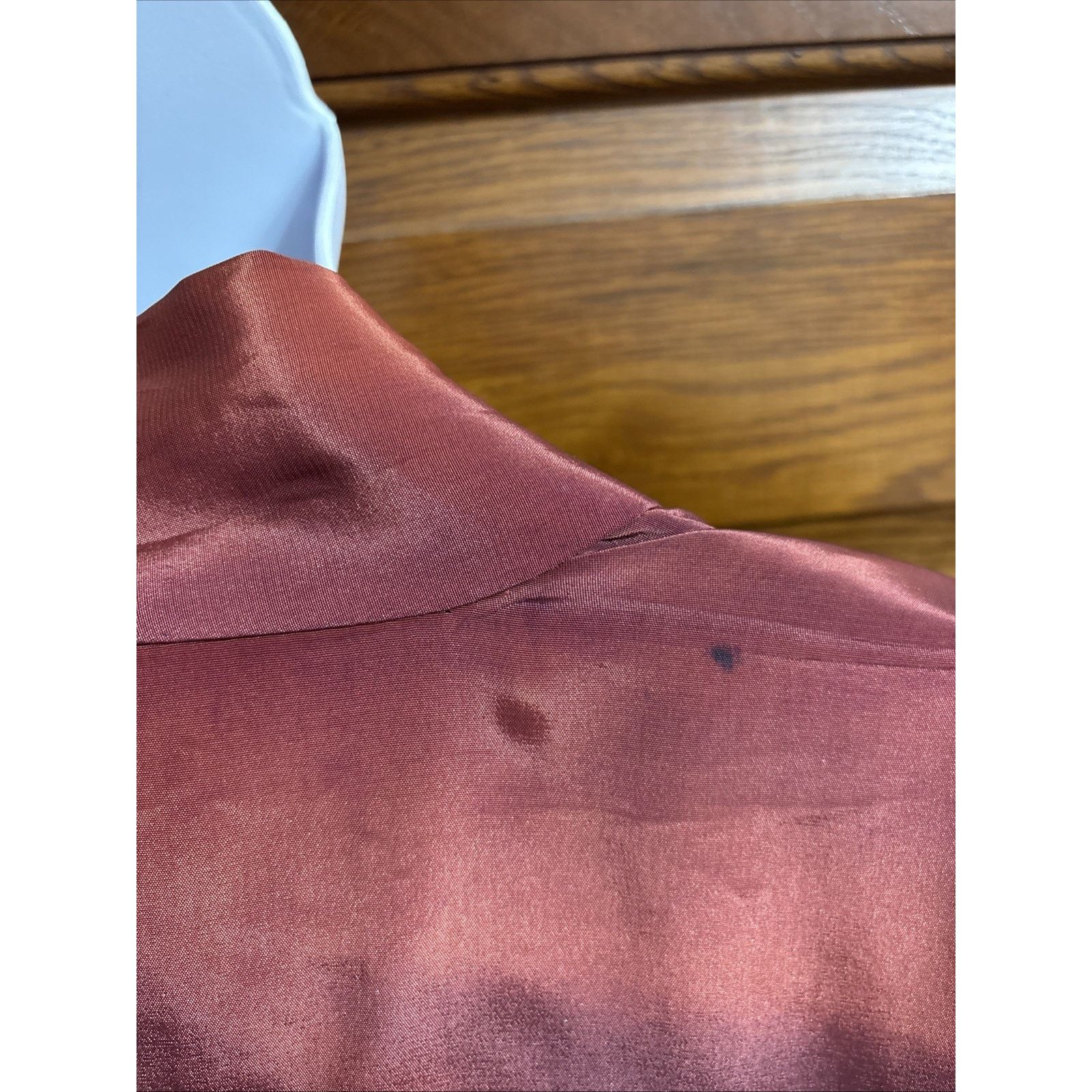 Other VTG Silk Haori Robe Ombré Plum Burgundy Kimono Gold Silver Size ONE SIZE - 9 Thumbnail
