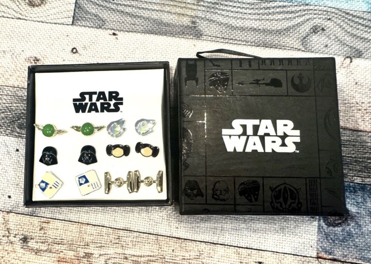 Disney NEW Disney Park Star Wars Stud Earrings Set of 6 Size ONE SIZE - 2 Thumbnail
