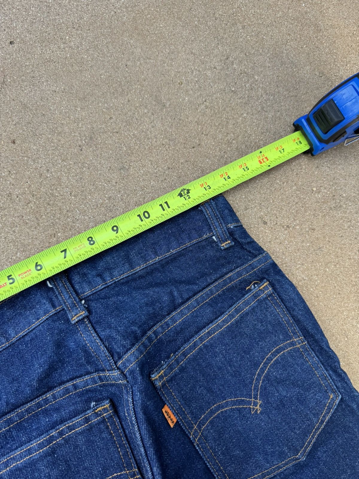 Levi's Vtg 70’s Levi’s 646 Orange Tab Bellbottom Flare Jeans 27x30 Size 27" / US 4 / IT 40 - 9 Thumbnail
