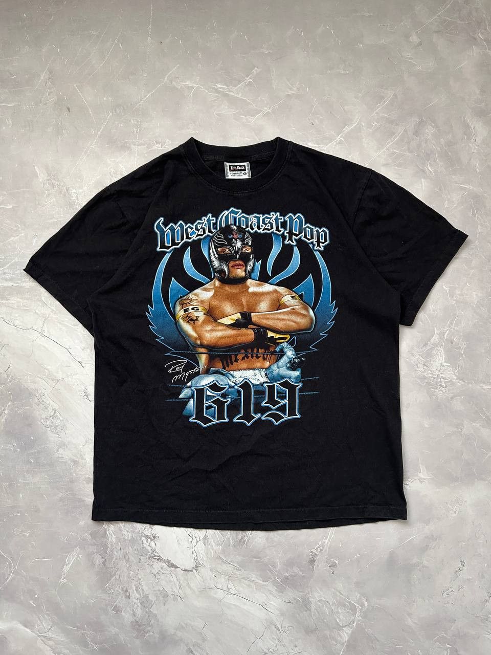 WWE Vintage 90s Y2K Rey Mysterio 619 WWE WWF Wrestling T-Shirt Size US L / EU 52-54 / 3 - 1 Thumbnail