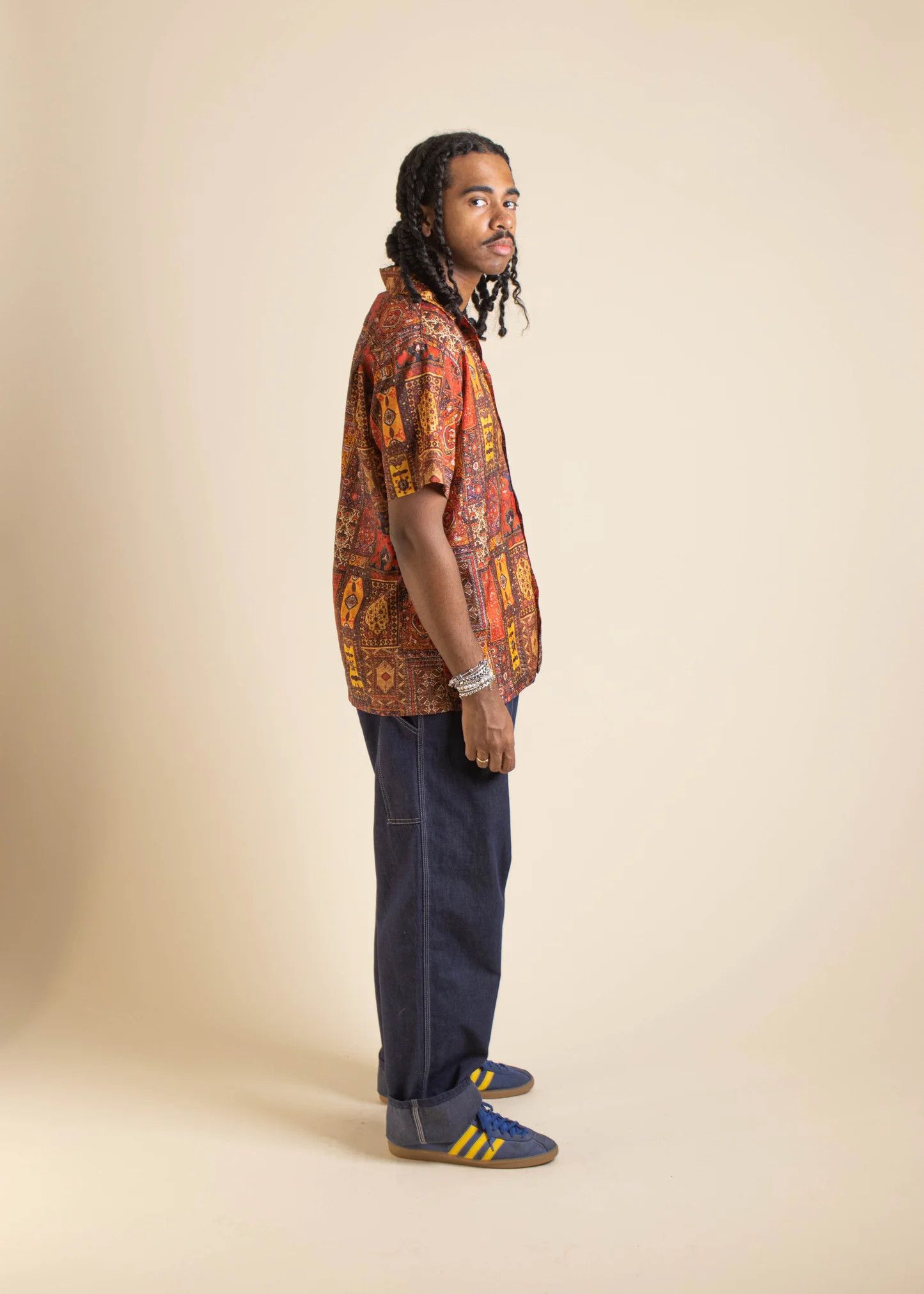Bare Knuckles × Sears × Vintage 1960s Sears Darkwash Denim Carpenter Jeans Size US 38 / EU 54 - 3 Thumbnail