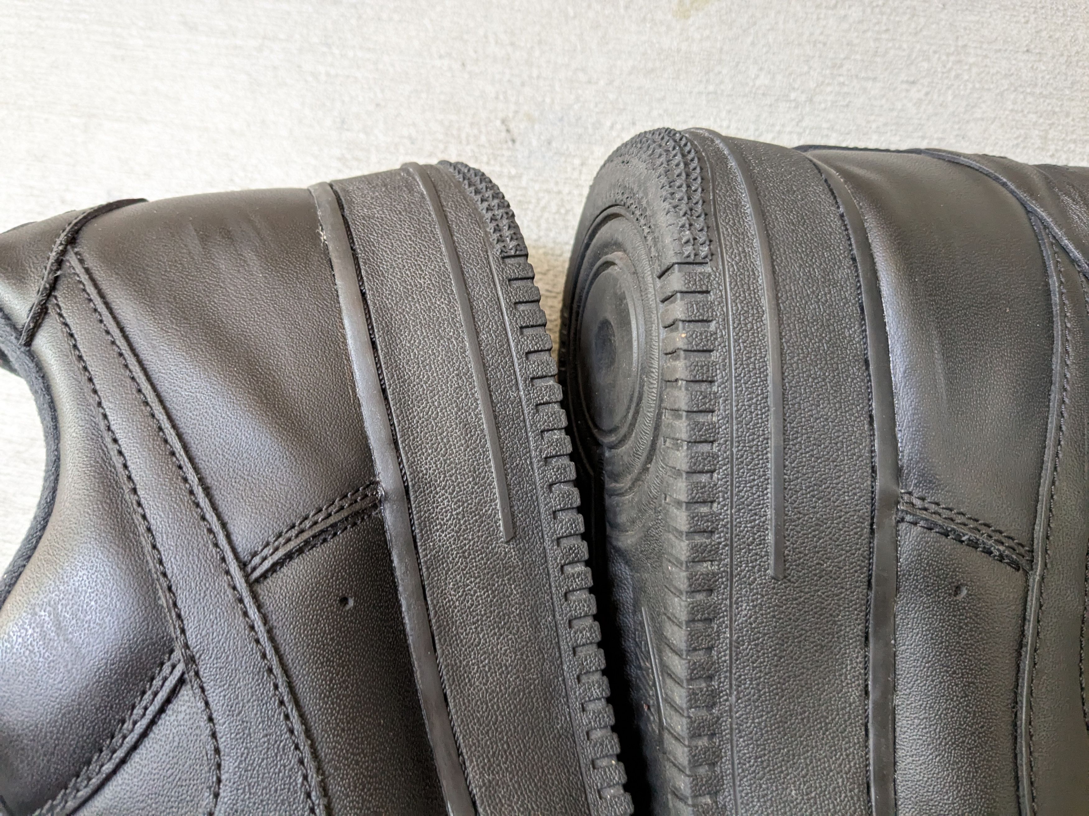 Nike × Supreme Nike Air Force 1 Low Supreme Black 11.5 CU9225-001 Leather Size US 11.5 / EU 44-45 - 14 Thumbnail