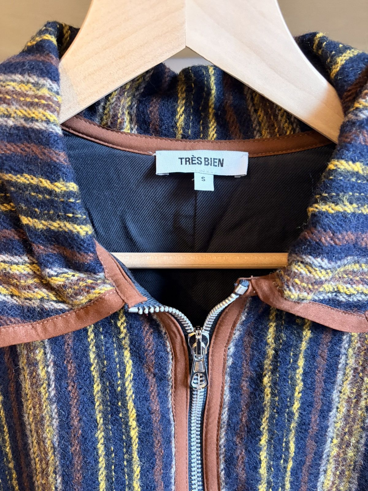 Tres Bien Tres Bien Wool Zip Jacket Size US S / EU 44-46 / 1 - 2 Thumbnail