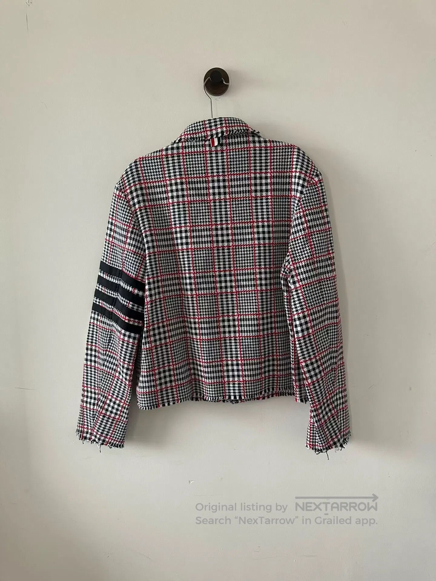 Thom Browne Thom Browne Houndstooth Fringe Jacket| Size US S / EU 44-46 / 1 - 2 Thumbnail