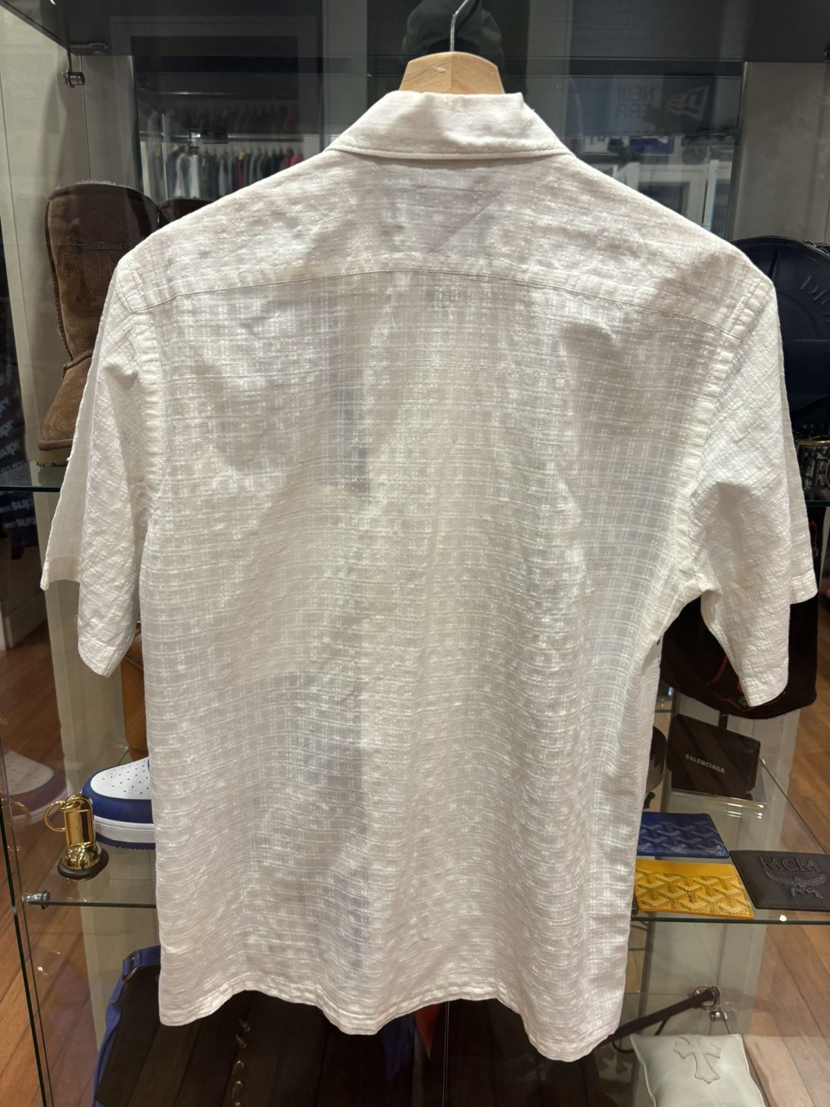 Comme des Garcons Homme Comme des Garçons Homme 03’ Paisley Stamp Textured Shirt Size US M / EU 48-50 / 2 - 2 Thumbnail
