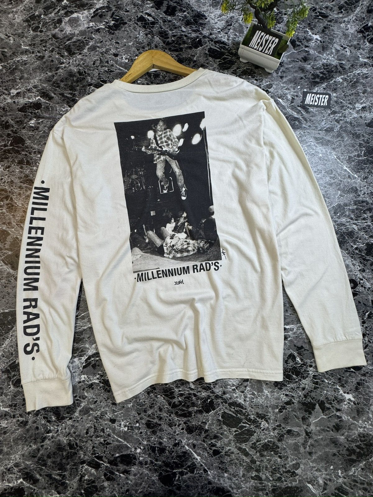 Nirvana X-girl x Nirvana Millennium Rad’s Long Sleeve Tshirt Size US XL / EU 56 / 4 - 2 Thumbnail